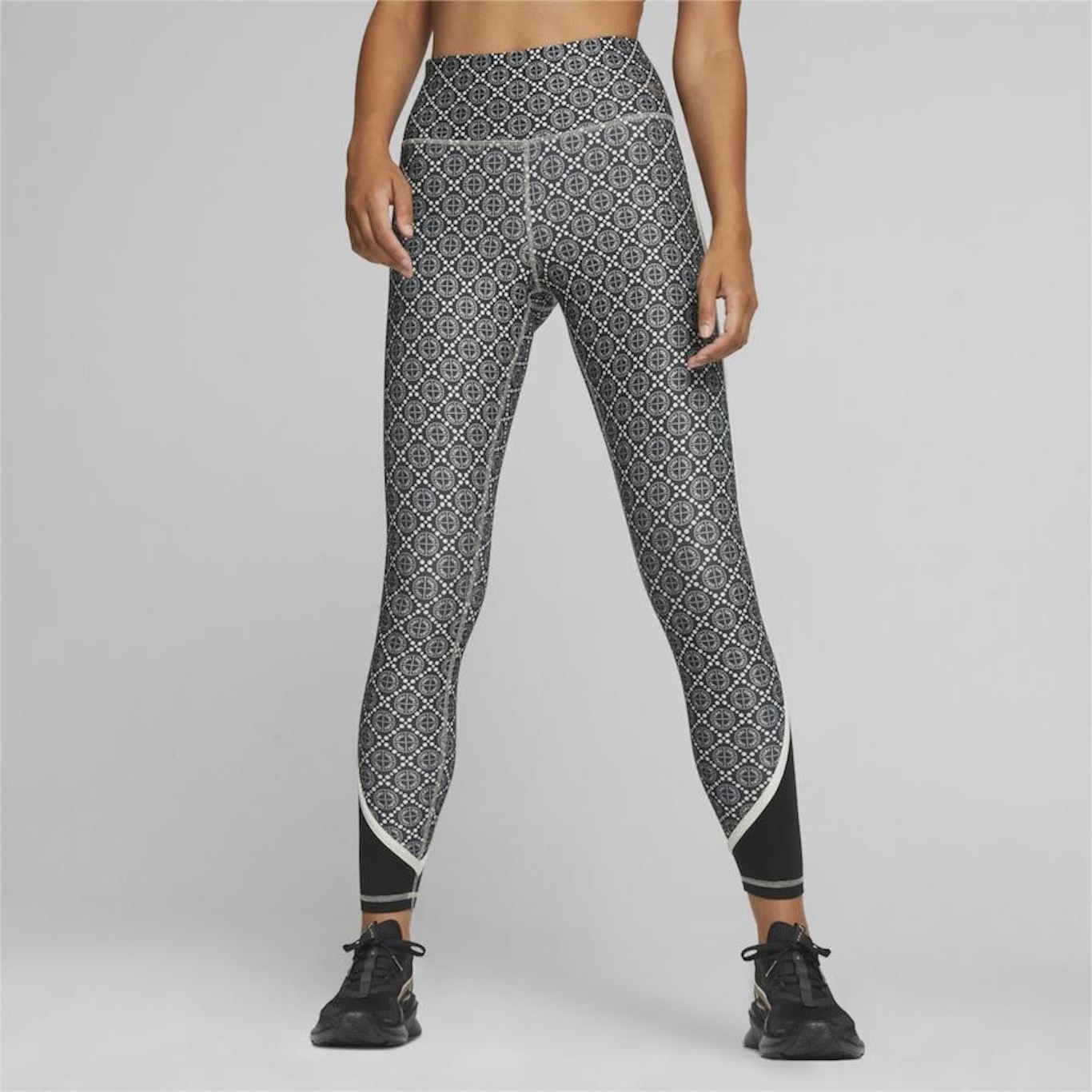 Calça Legging para Treino Puma Logo Love High-Waited Full-Len - Feminina - Foto 3