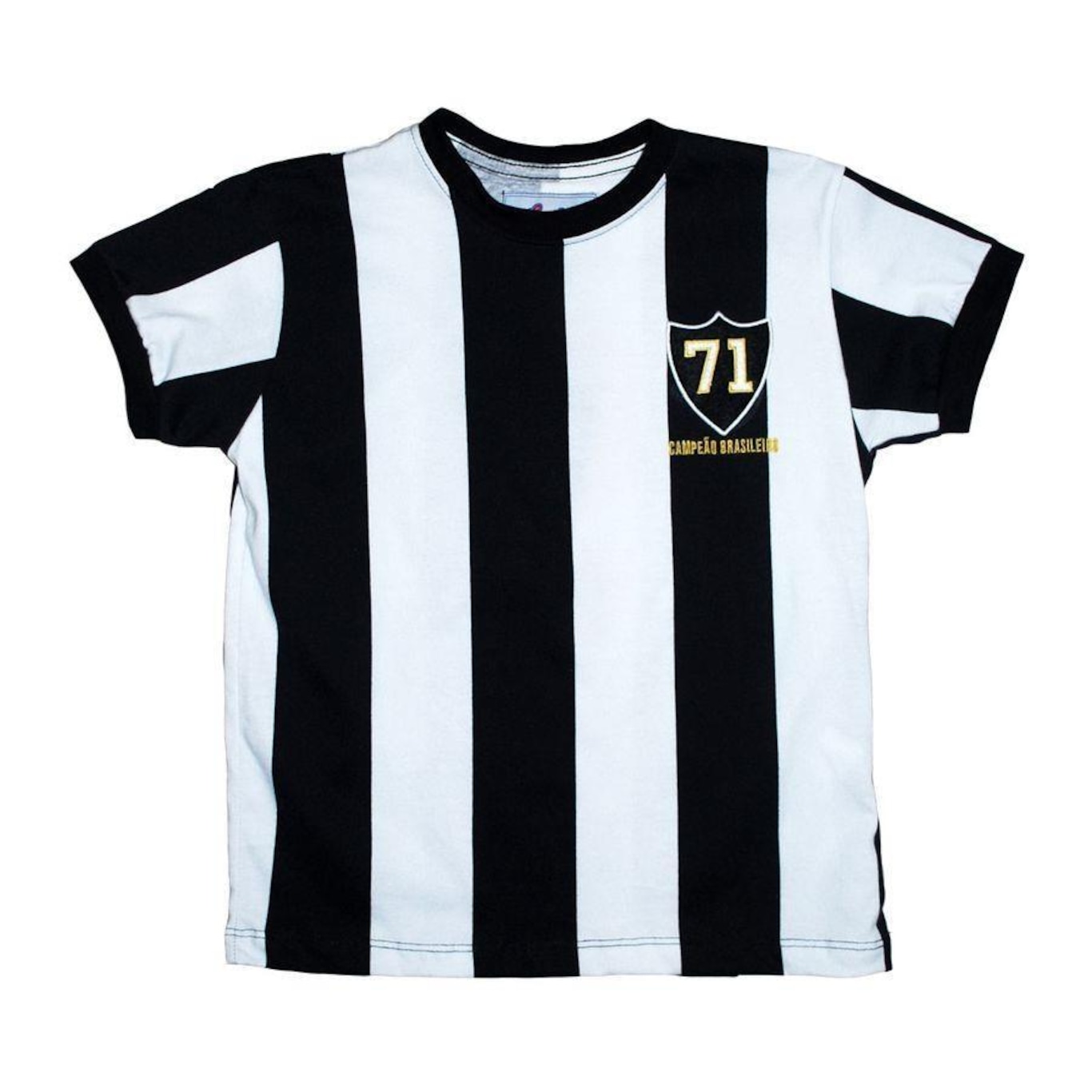 Camisa Brasileiro 1971 Liga Retro - Infantil - Foto 1