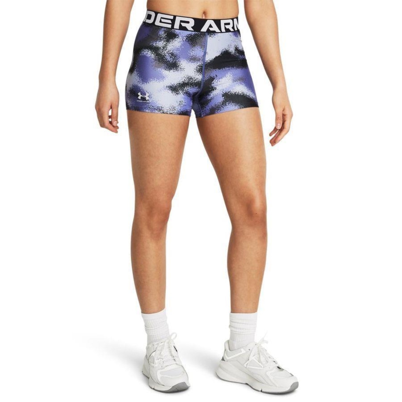 Shorts de Treino Under Armour Heatgear Authentics Printed - Feminino - Foto 1