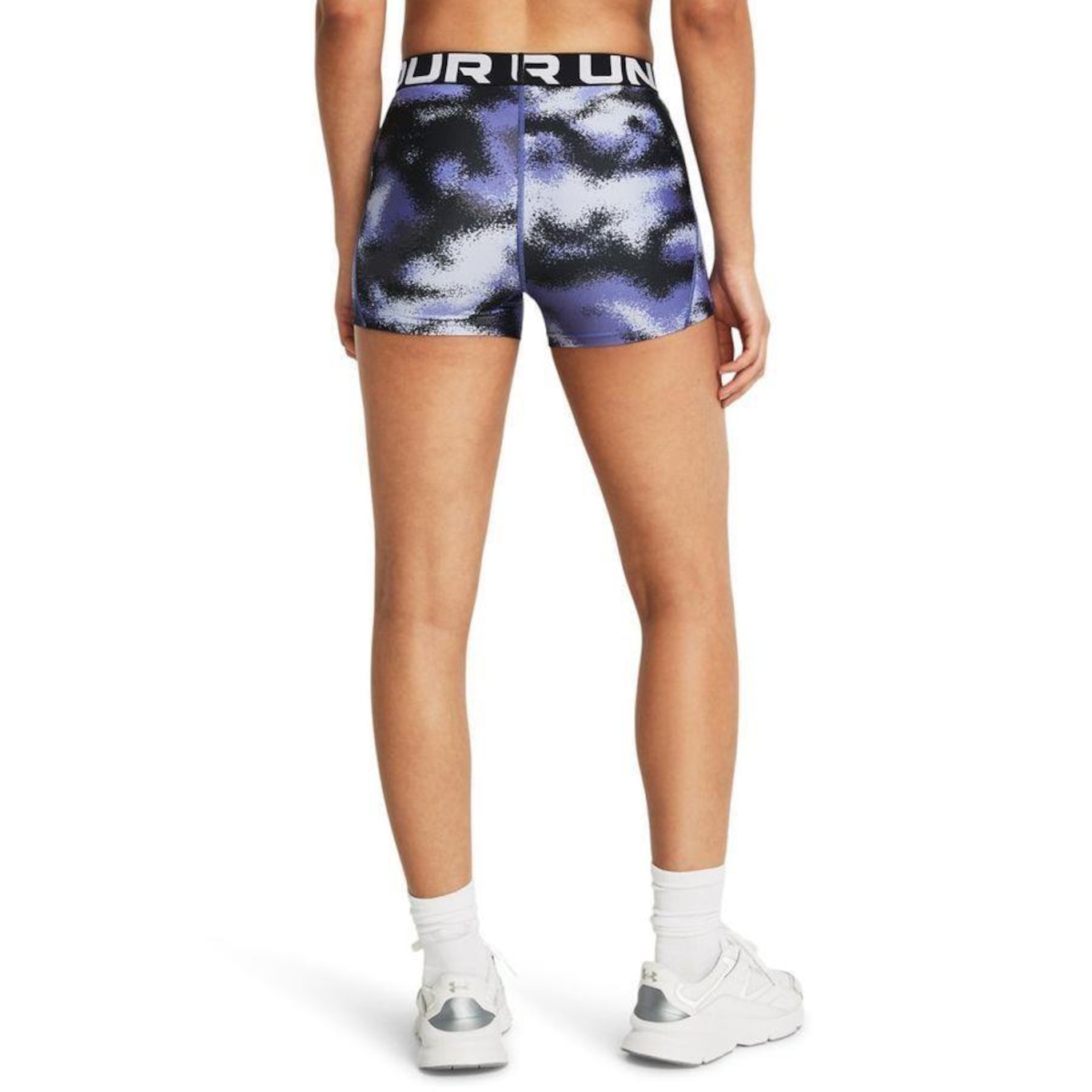 Shorts de Treino Under Armour Heatgear Authentics Printed - Feminino - Foto 2