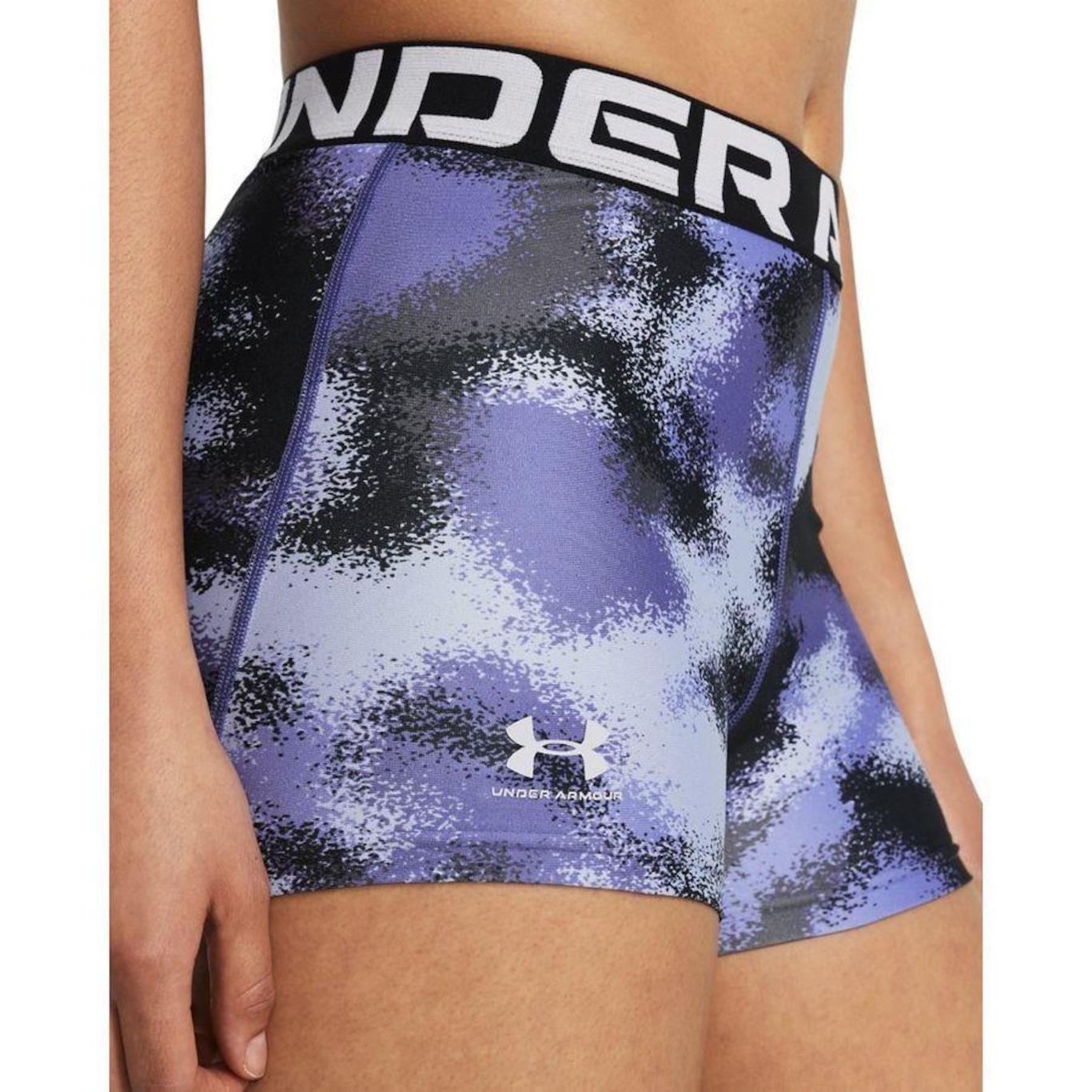 Shorts de Treino Under Armour Heatgear Authentics Printed - Feminino - Foto 3