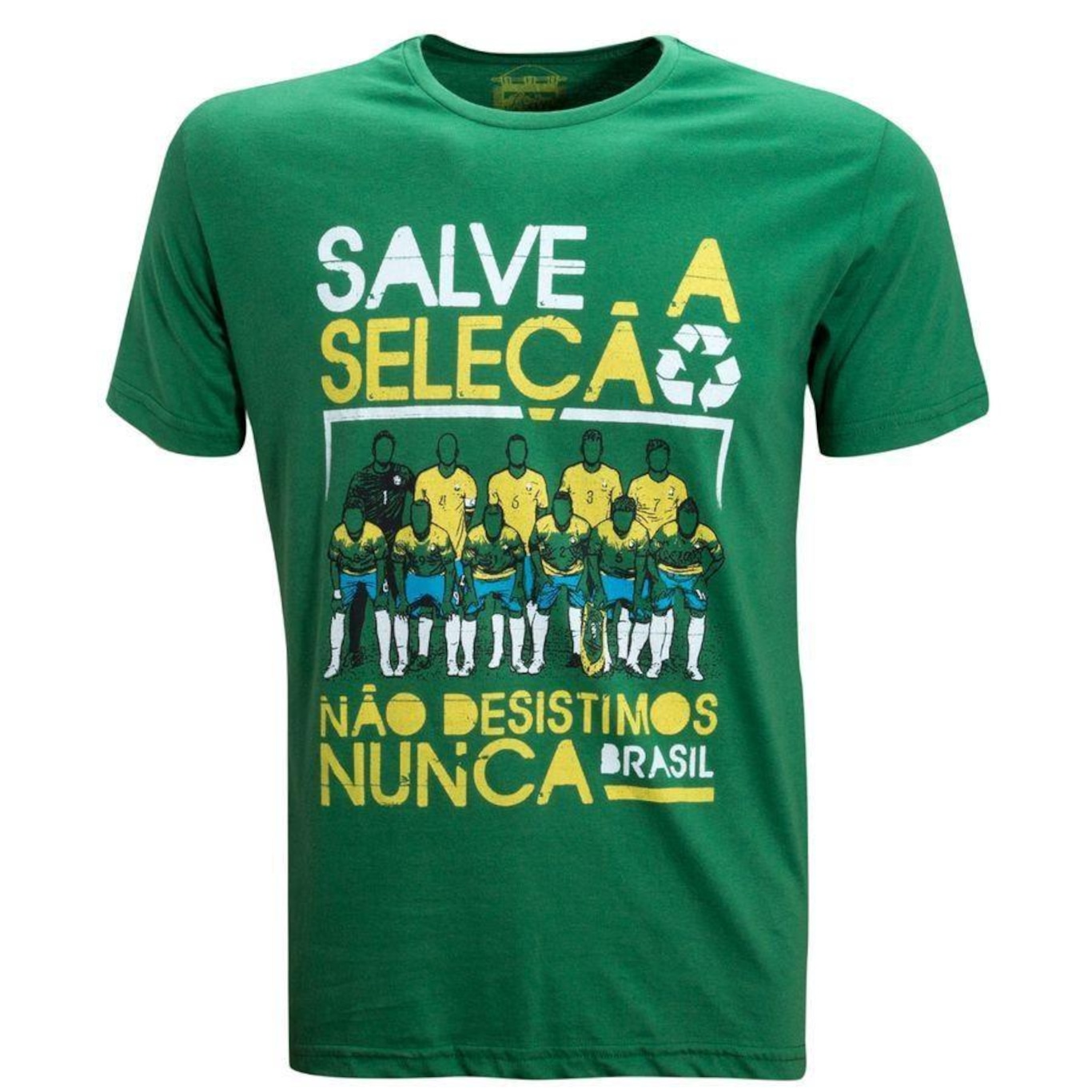 Camiseta Salve a Seleção Liga Retro - Masculina - Foto 1