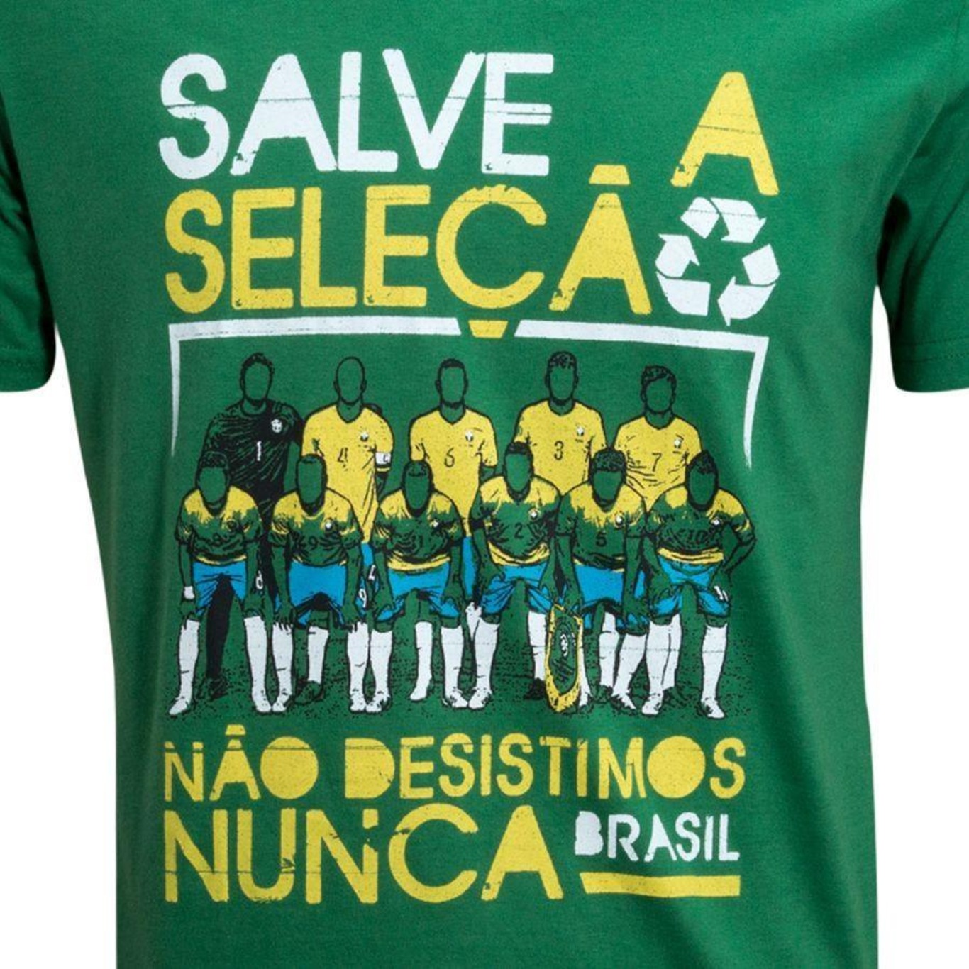 Camiseta Salve a Seleção Liga Retro - Masculina - Foto 4