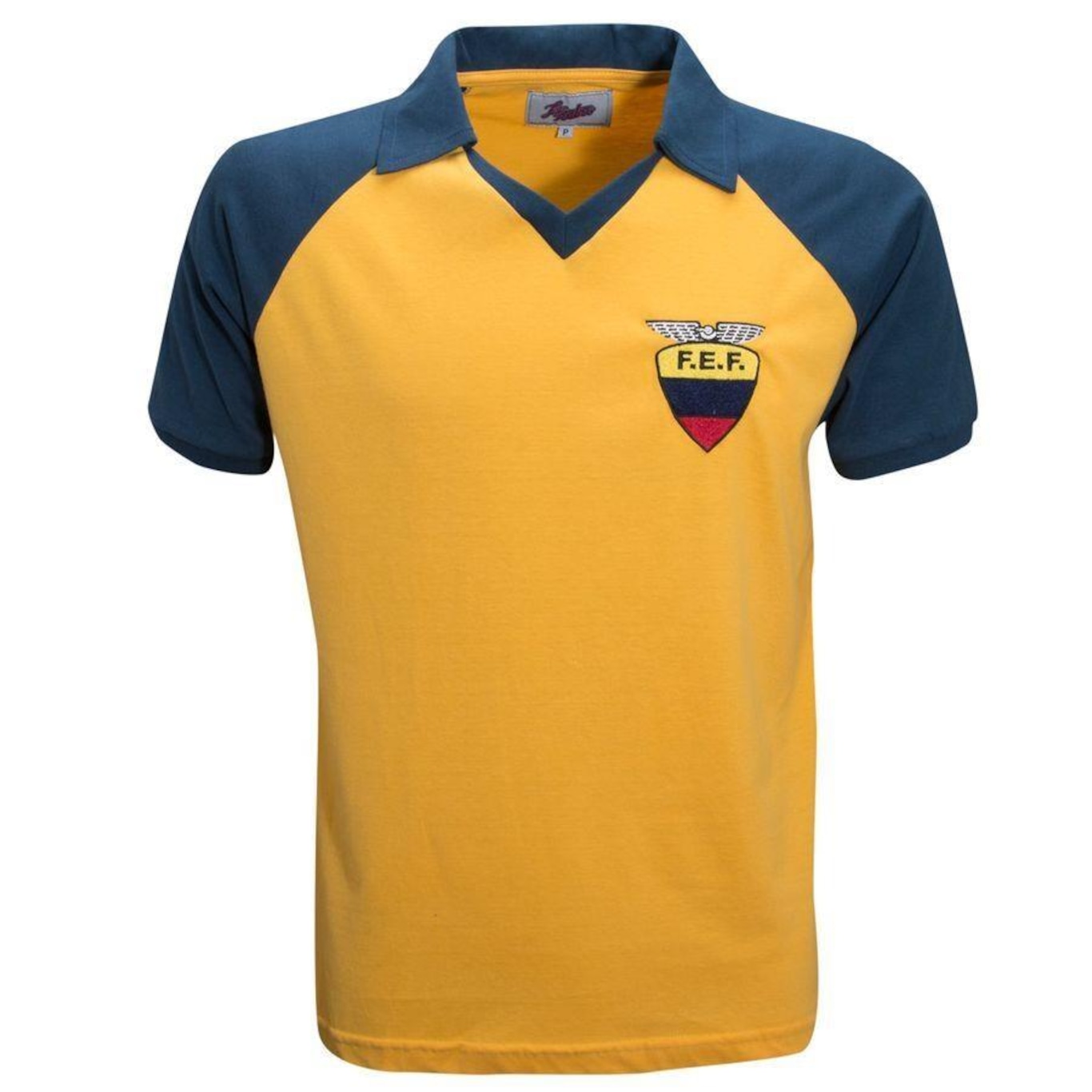 Equador 1980 - Liga Retro - Masculina Camisa - Foto 1