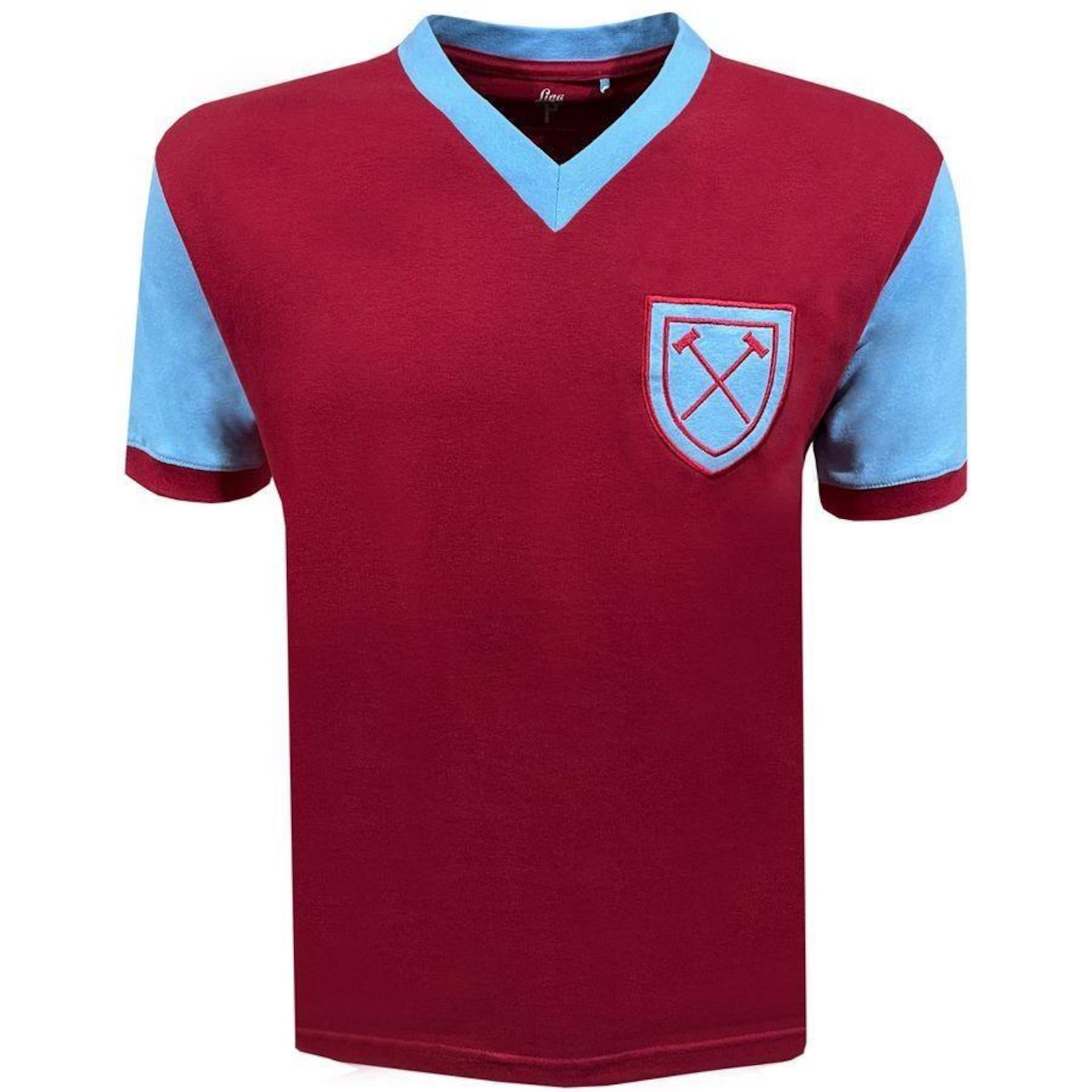 Camisa West Ham United 1958 Liga Retro - Masculina - Foto 1