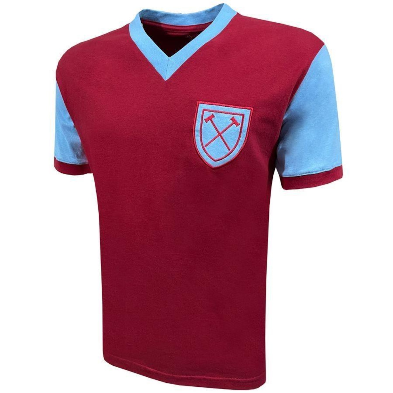 Camisa West Ham United 1958 Liga Retro - Masculina - Foto 2