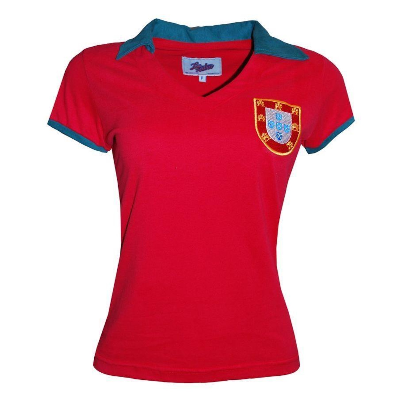 Camiseta Portugal 1972 Liga Retro - Feminina - Foto 1