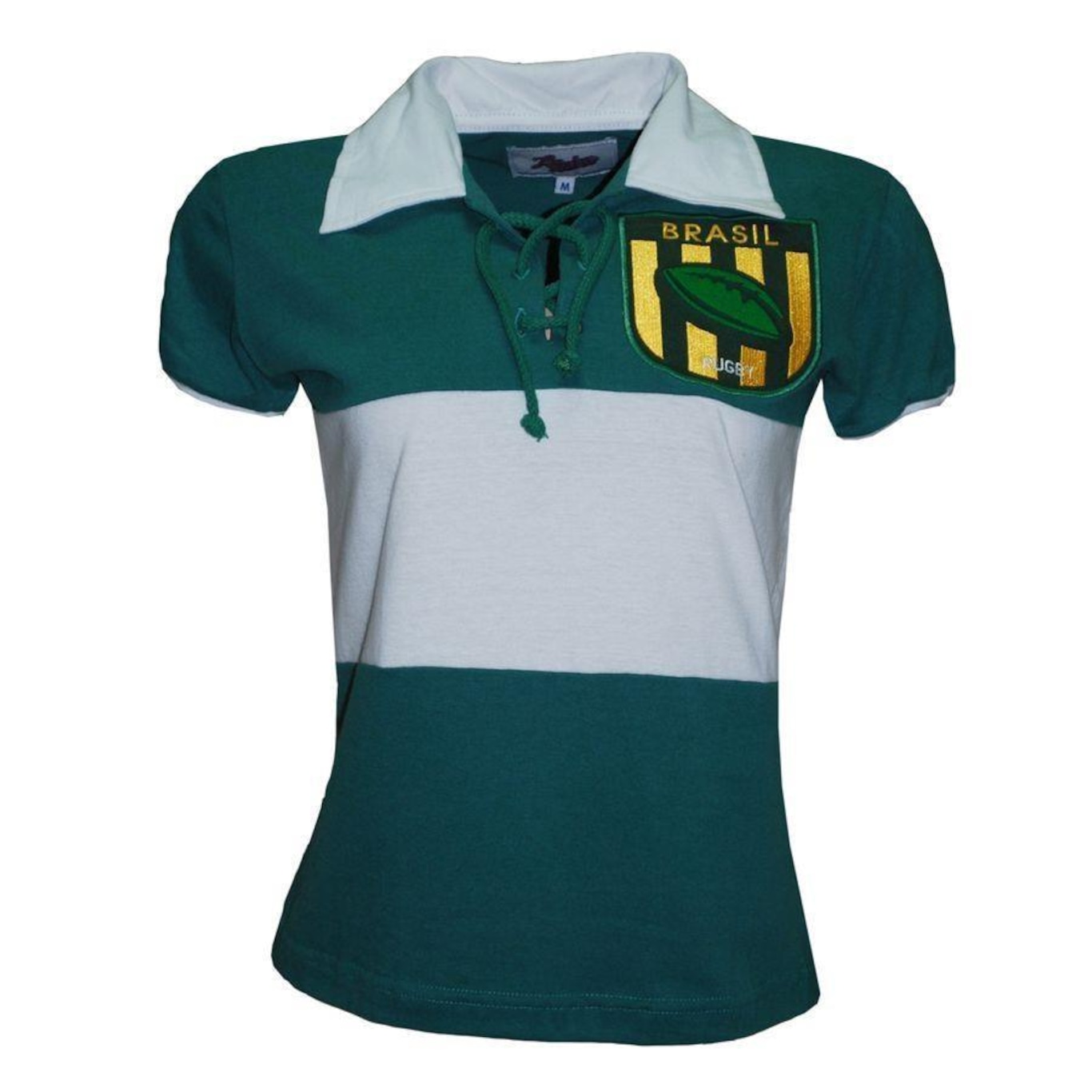 Camisa Brasil Rugby Liga Retrô - Feminina - Foto 1