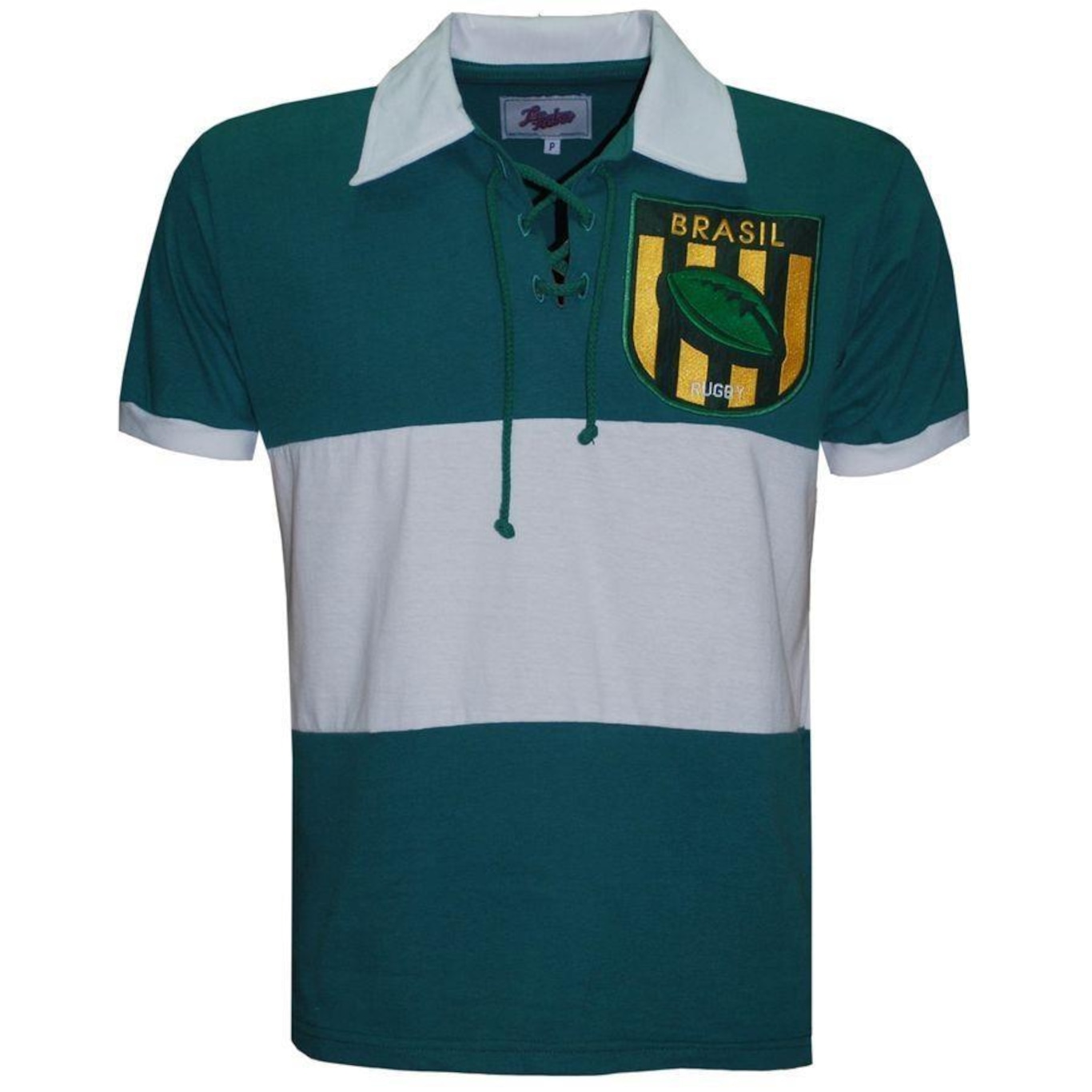 Camisa Brasil Rugby Liga Retrô - Masculina - Foto 1