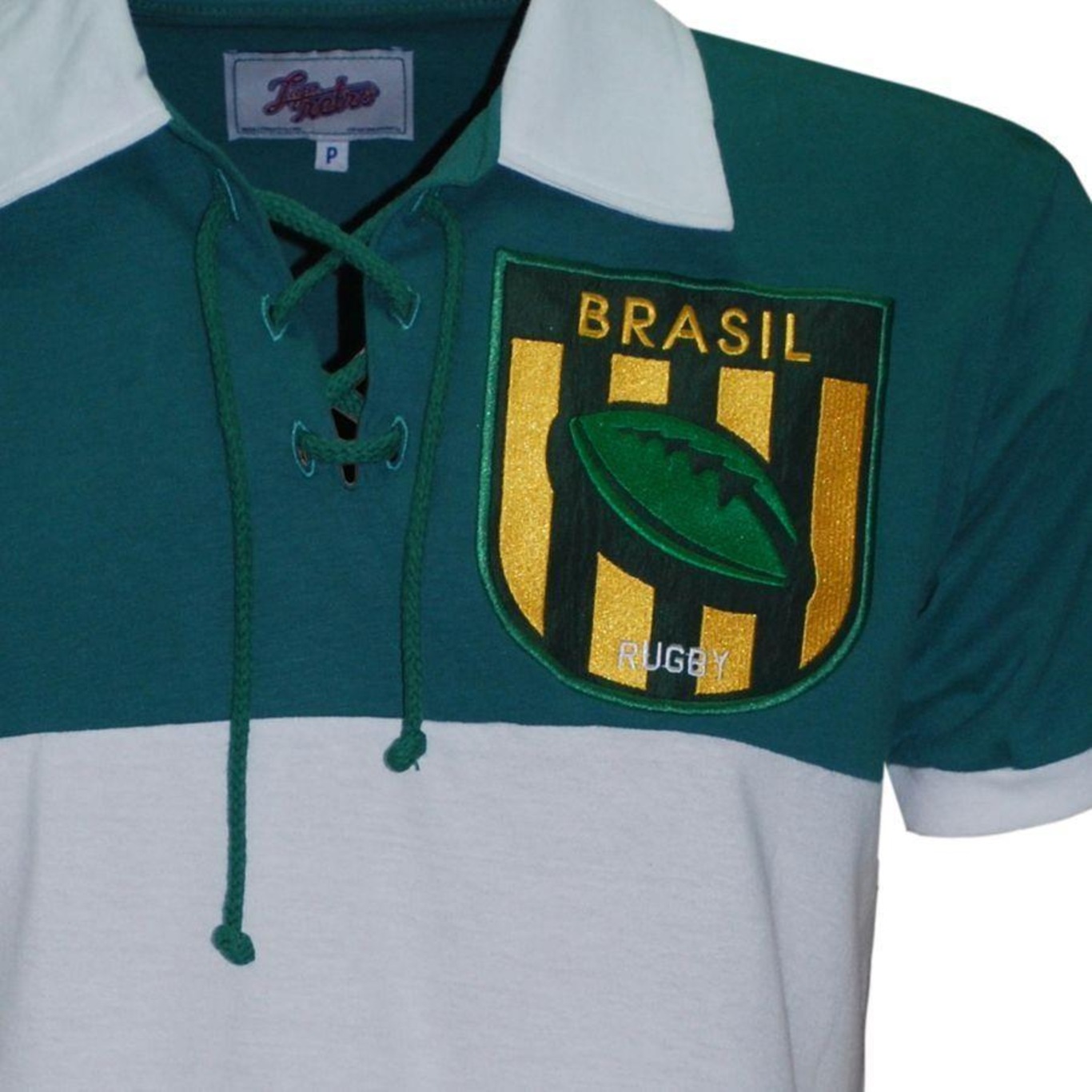 Camisa Brasil Rugby Liga Retrô - Masculina - Foto 4