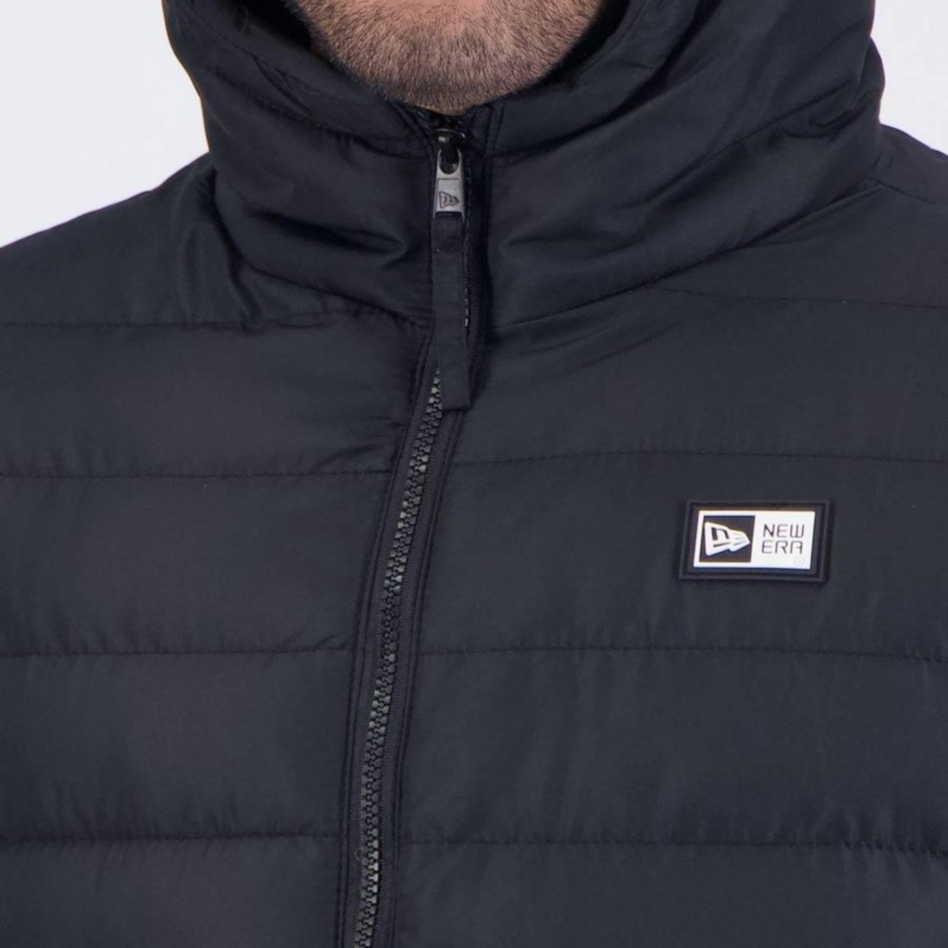 Jaqueta New Era Puffer Branded Logo Box - Masculina - Foto 5