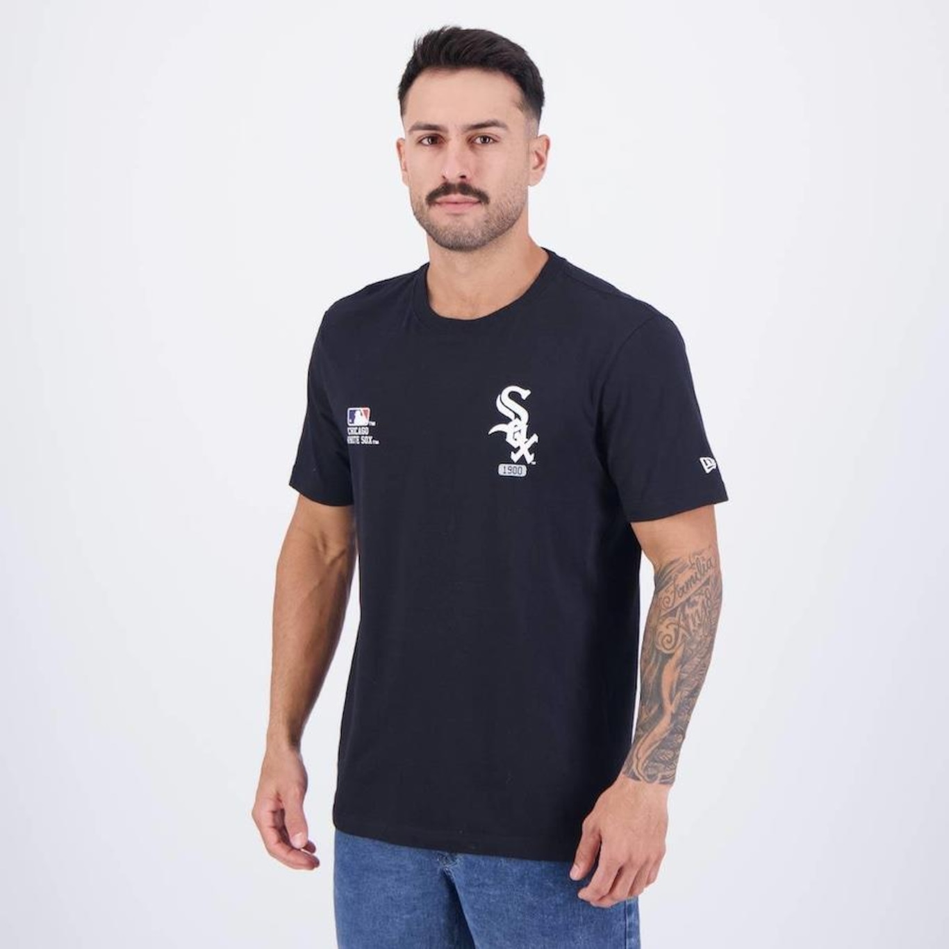 Camiseta New Era Mlb Chicago White Sox Club House - Masculina - Foto 3