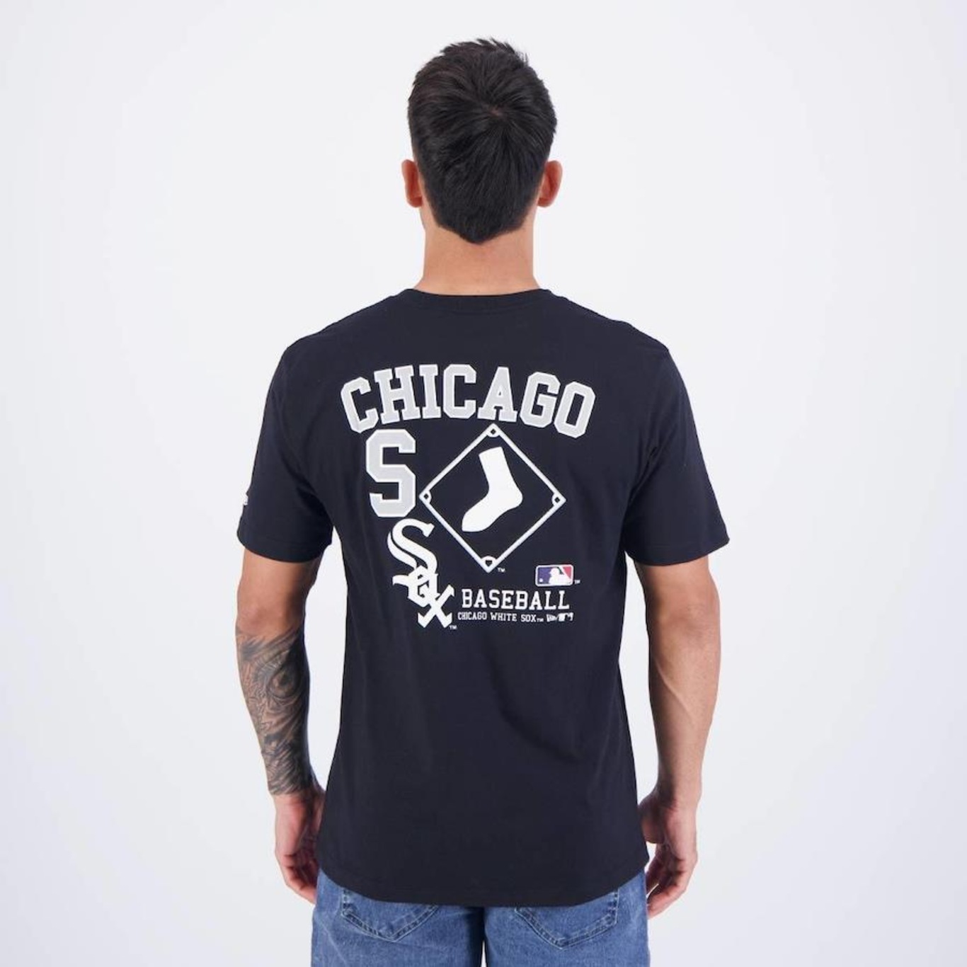 Camiseta New Era Mlb Chicago White Sox Club House - Masculina - Foto 4