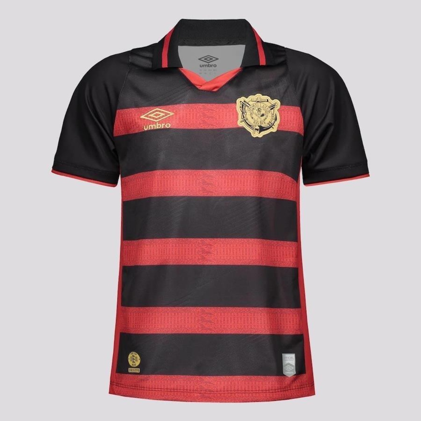 Camisa Polo do Sport CIub do Recife I 24 Umbro Juvenil Torcedor - Foto 1