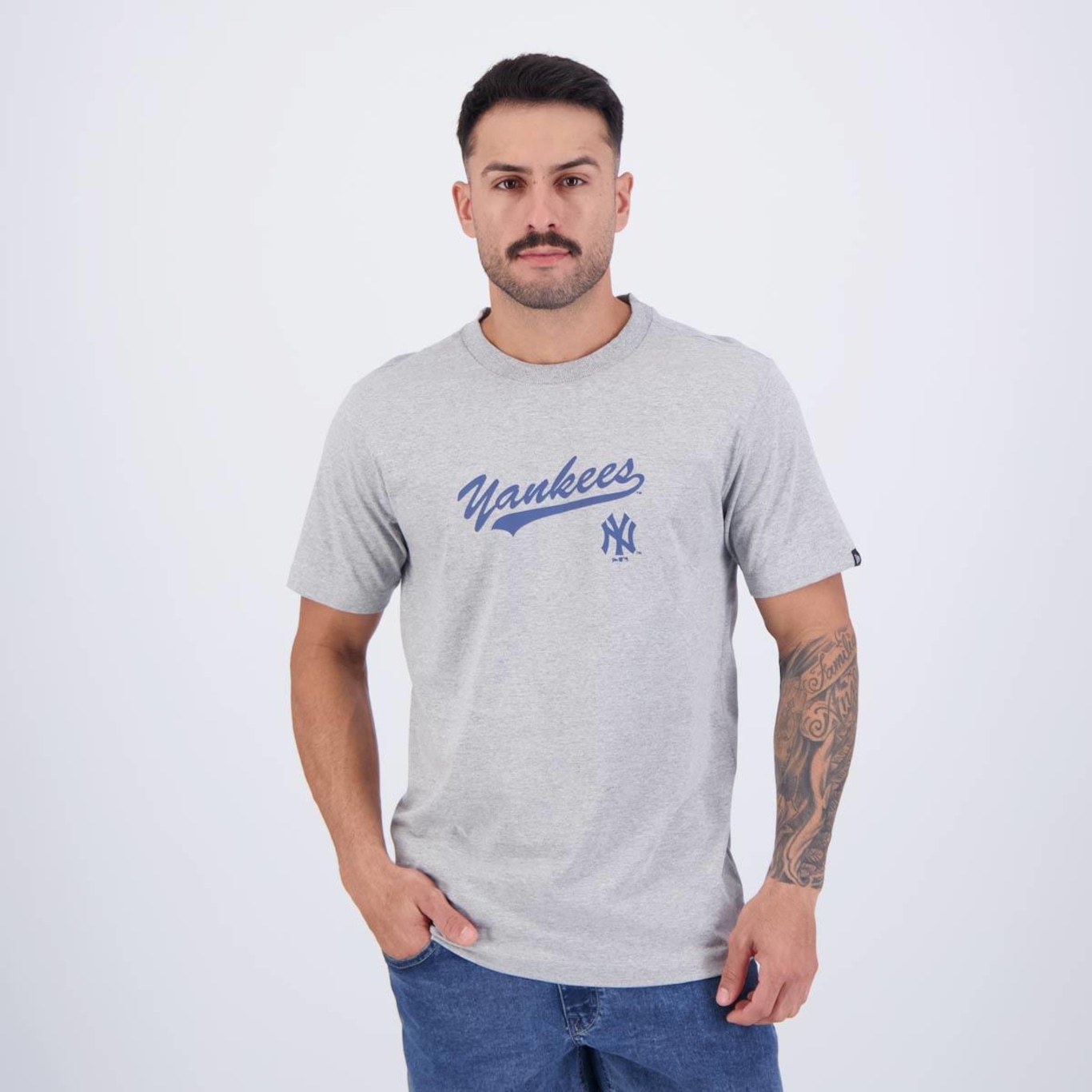 Camiseta New Era Mlb New York Yankees Origens - Masculina - Foto 1