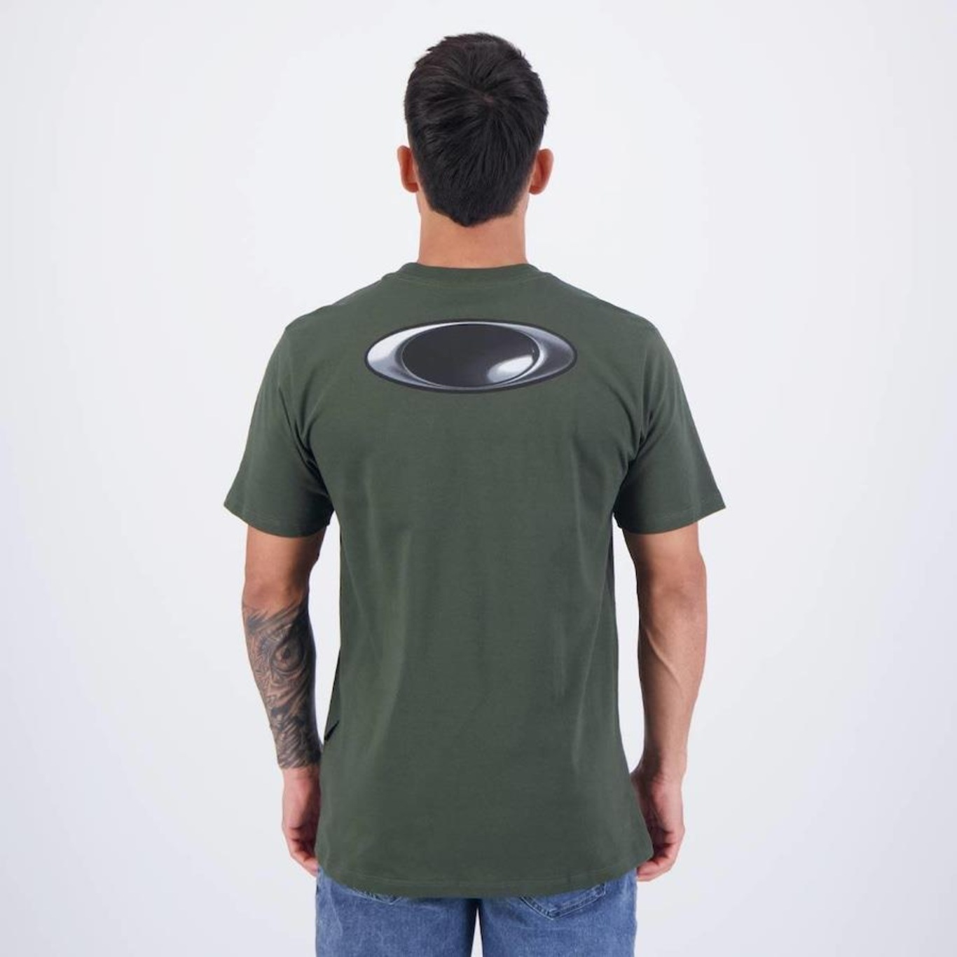 Camiseta Oakley Ellipse Heritage - Masculina - Foto 4