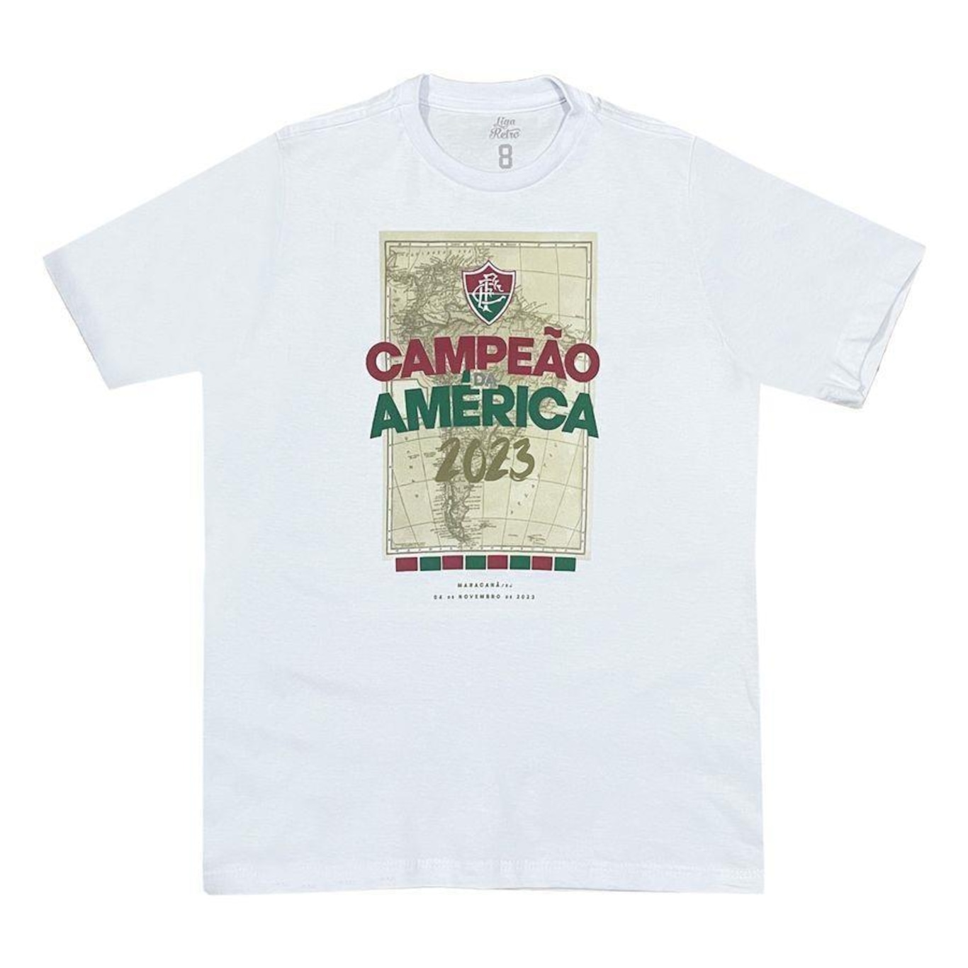 Camiseta Fluminense Campeão da América Liga Retrô - Infantil - Foto 1