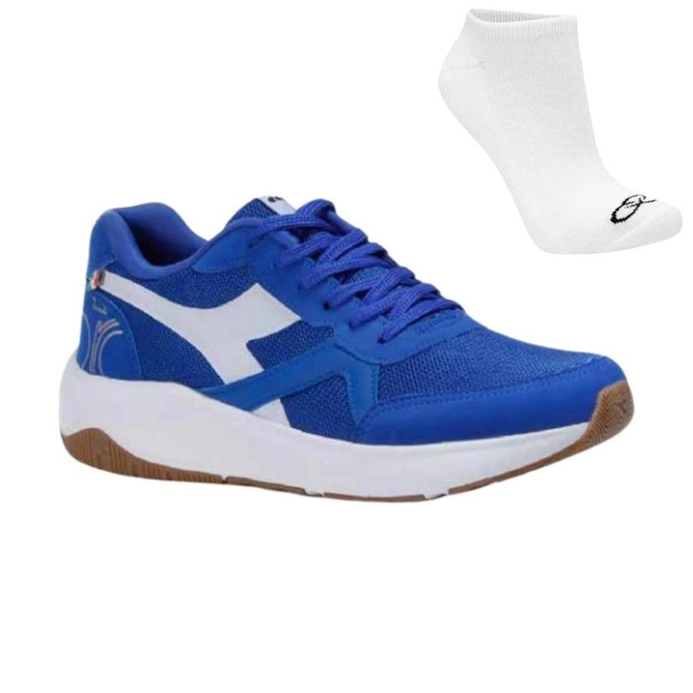 Tênis Diadora Sforza + Par de Meia - Masculino - Foto 1