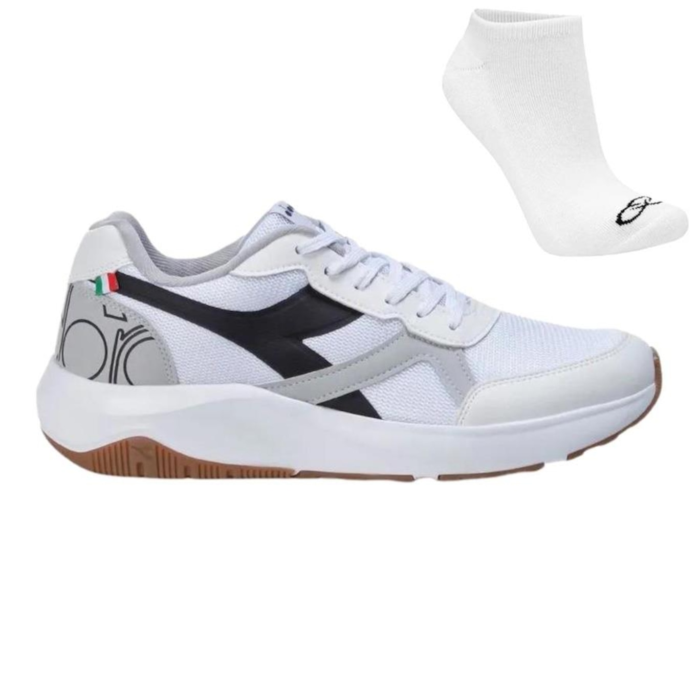 Tênis Diadora Sforza + Par de Meia - Masculino - Foto 1