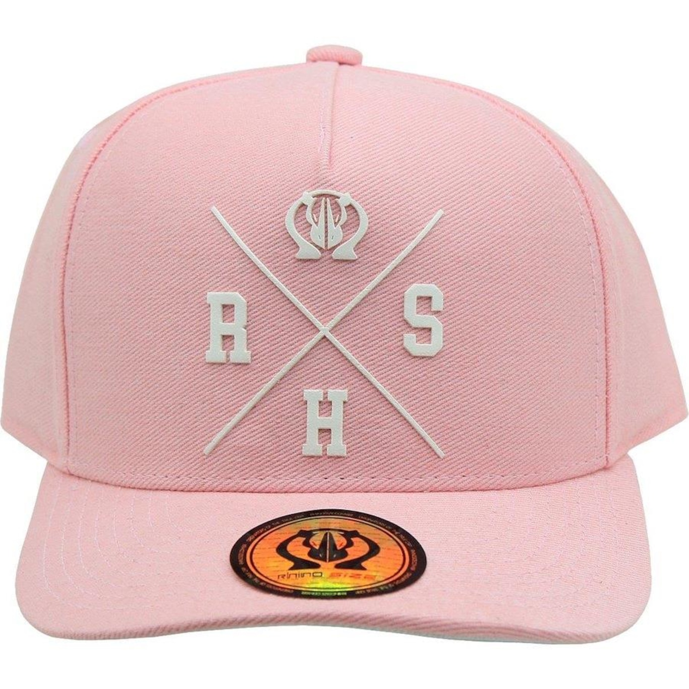 Boné Aba Curva Trucker Rhino Size Boss - Strapback - Adulto - Foto 1