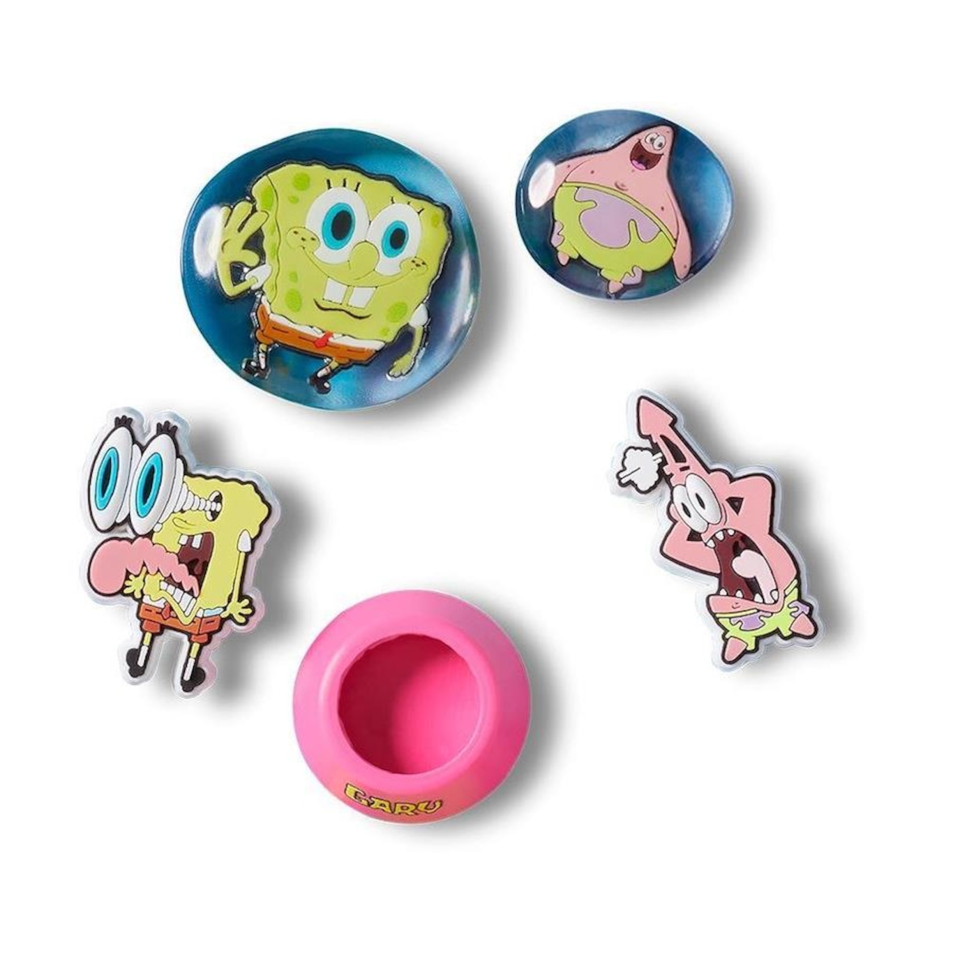 Kit Jibbitz?Crocs Bob Esponja Bolha Pack com 5 Peças - Foto 1