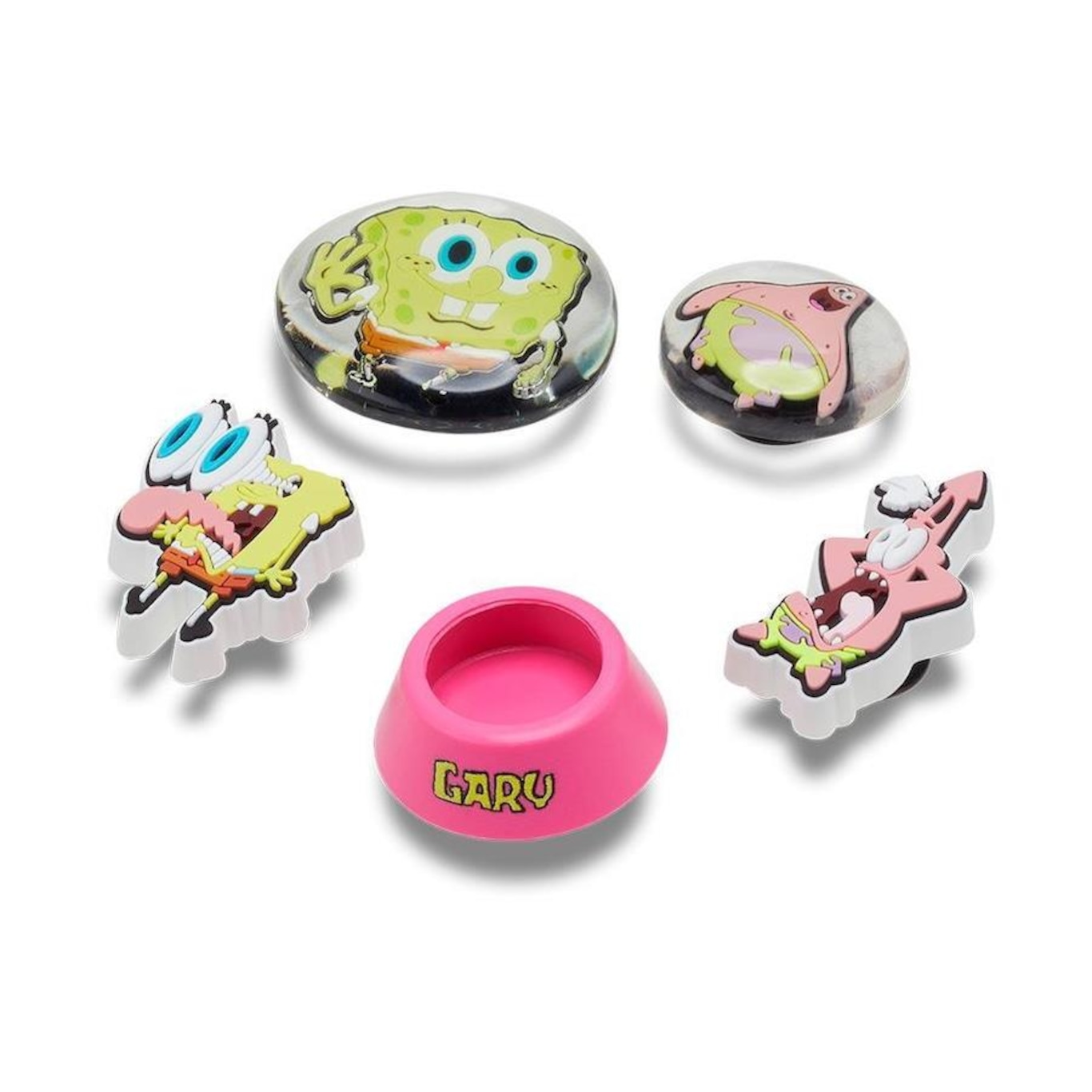 Kit Jibbitz?Crocs Bob Esponja Bolha Pack com 5 Peças - Foto 2