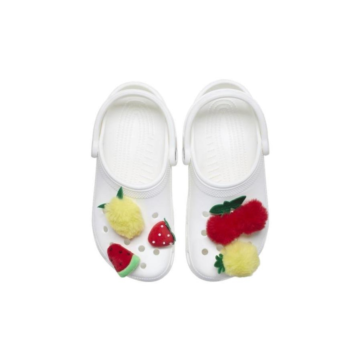 Kit Jibbitz? Crocs Salada de Fruta Pom Pom Pack com 5 Peças - Foto 3