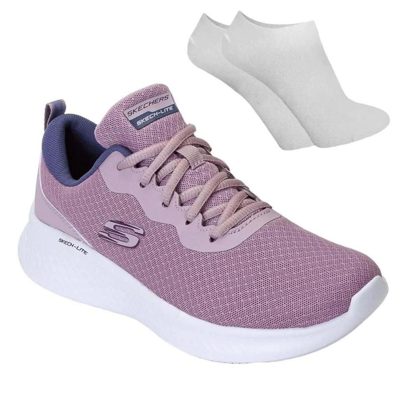 Tênis Skechers Go Run Lite Pro-Best Chance + Par de Meia - Feminino - Foto 1