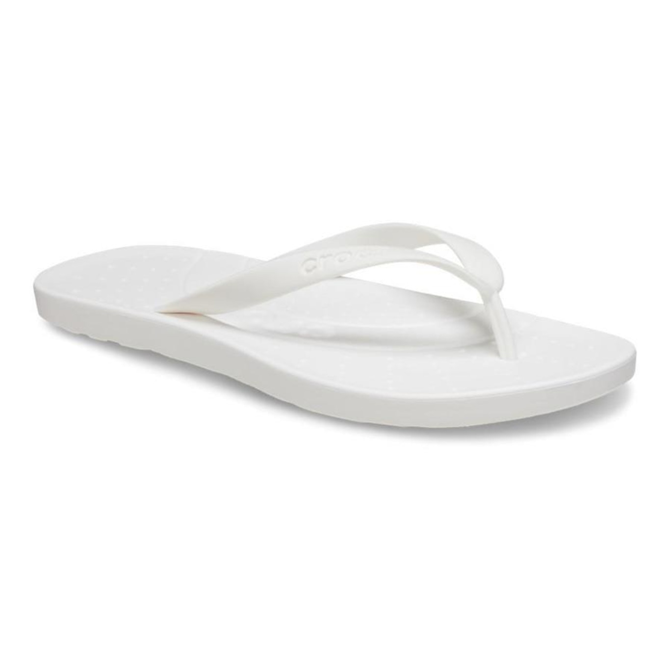 Chinelo Crocs Flip White - Unissex - Foto 1