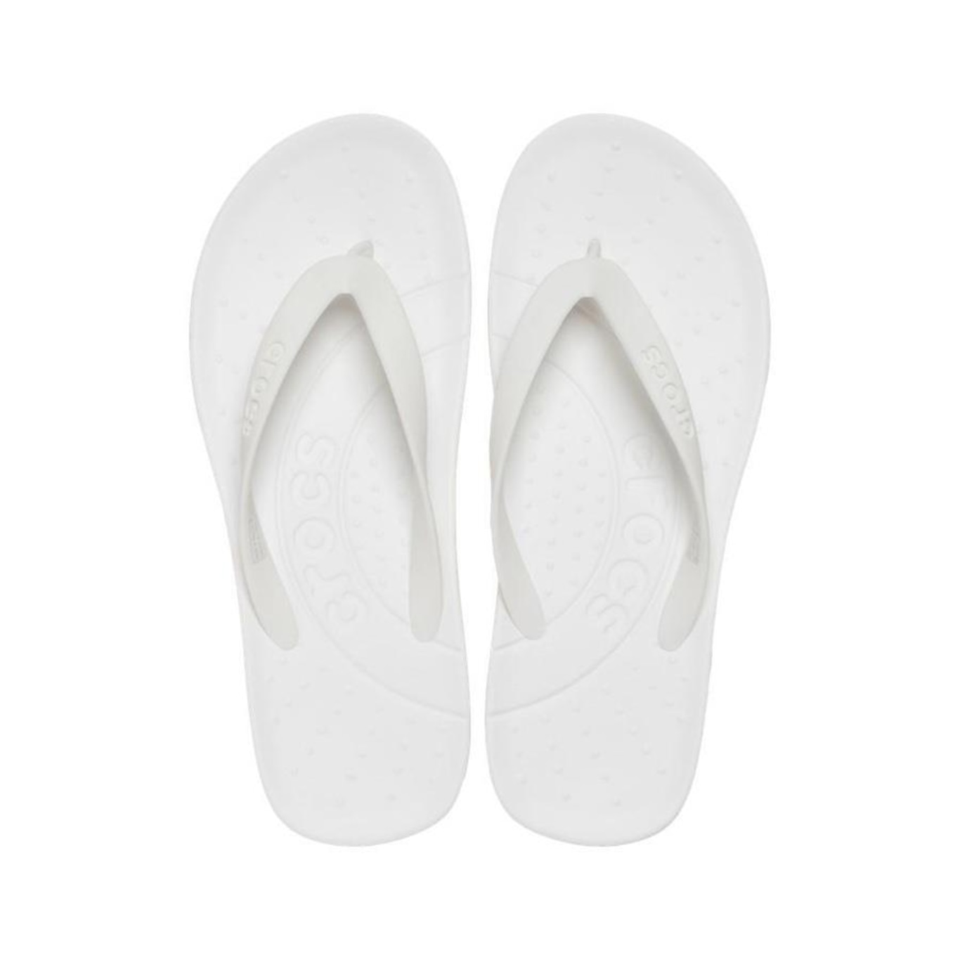 Chinelo Crocs Flip White - Unissex - Foto 2