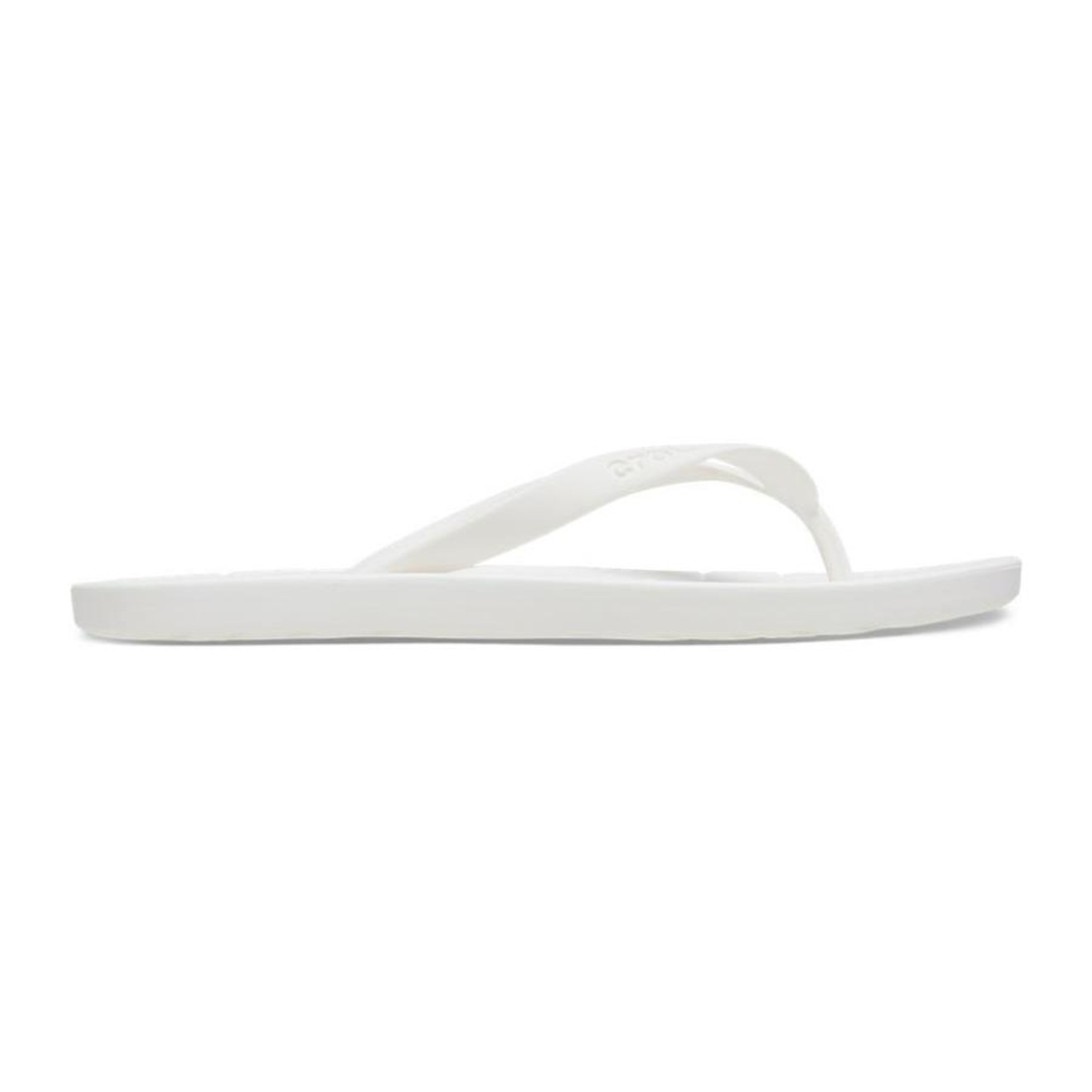 Chinelo Crocs Flip White - Unissex - Foto 5