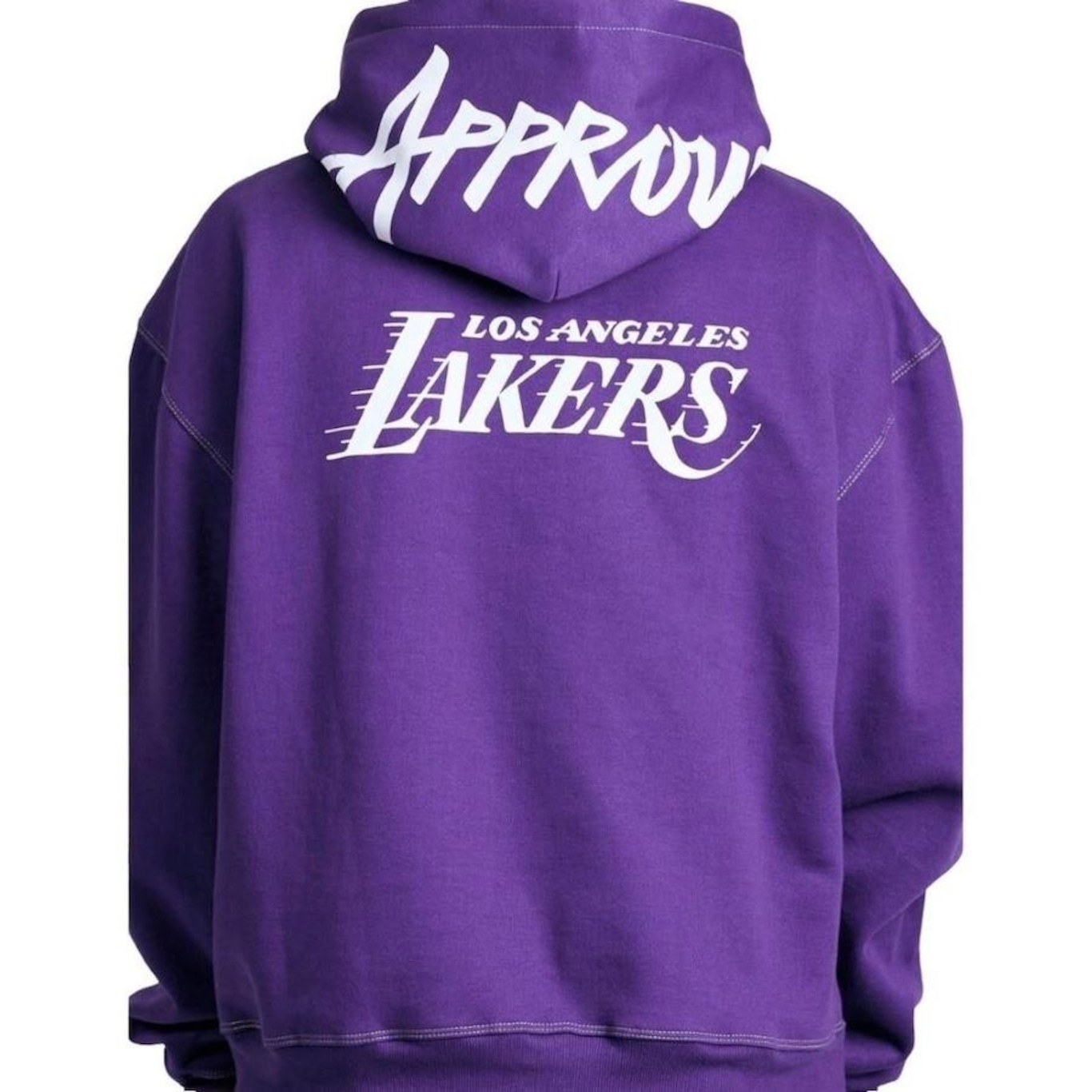 Blusão de Moletom Oversized Approve X Nba Lakers - Masculino - Foto 2