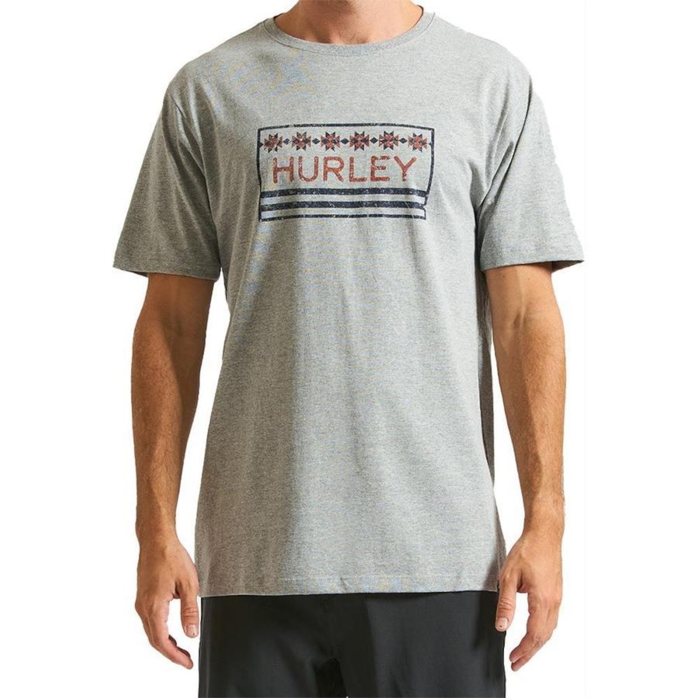 Camiseta Hurley Native Box Wt24 - Masculina - Foto 1