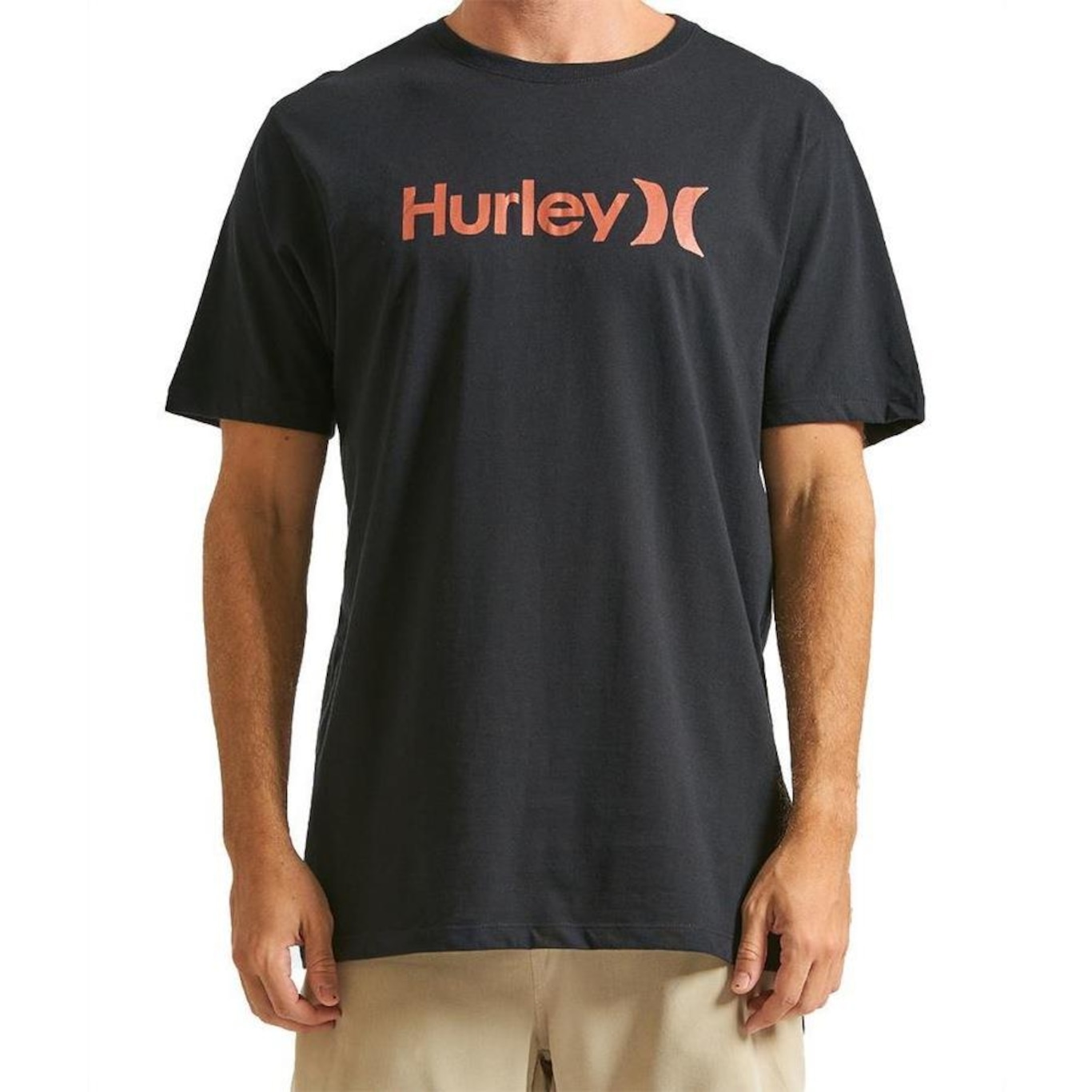 Camiseta Hurley O&O Solid Wt24 - Masculina - Foto 1