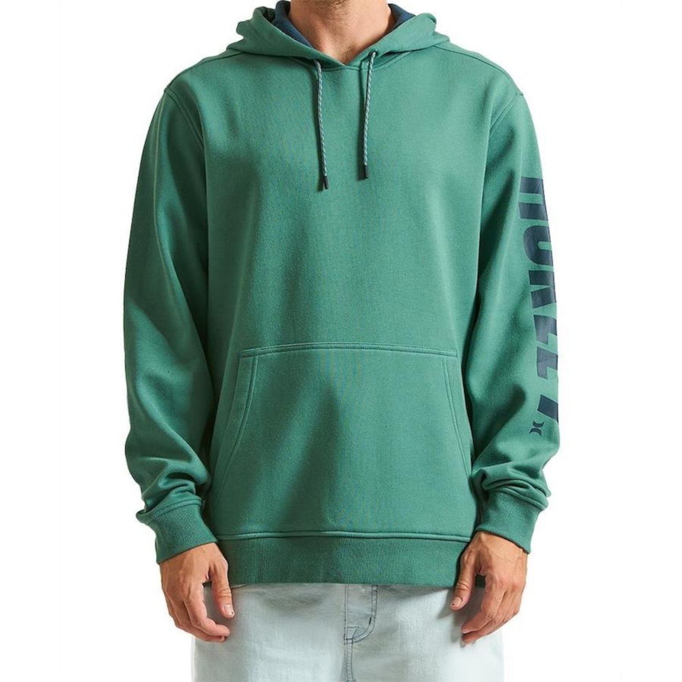 Blusão de Moletom Hurley Canguru Acadia Heat Fleece - Masculino - Foto 1