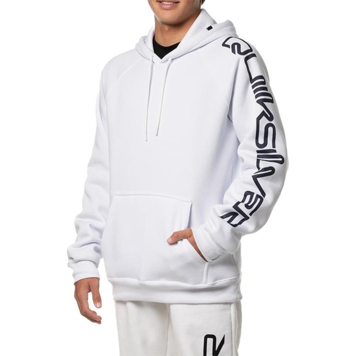 Blusão de Moletom Quiksilver Aberto Omni Action - Masculino - Foto 3