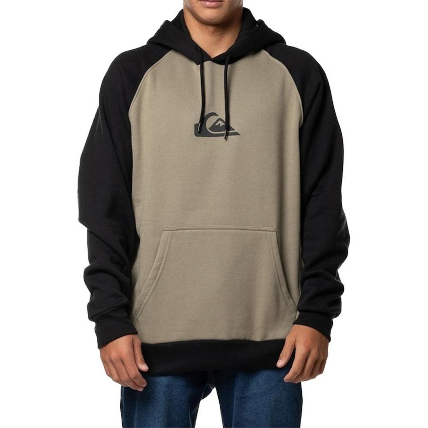 Blusão de Moletom com Capuz Quiksilver Raglan Logo 280G Wt24 - Masculino - Foto 1