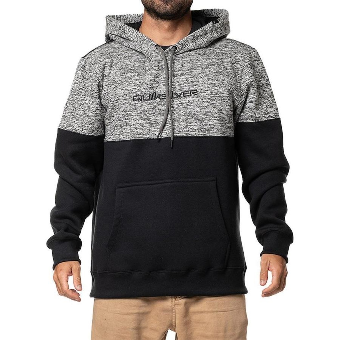 Blusão de Moletom com Capuz Quiksilver Keller Block - Masculino - Foto 1