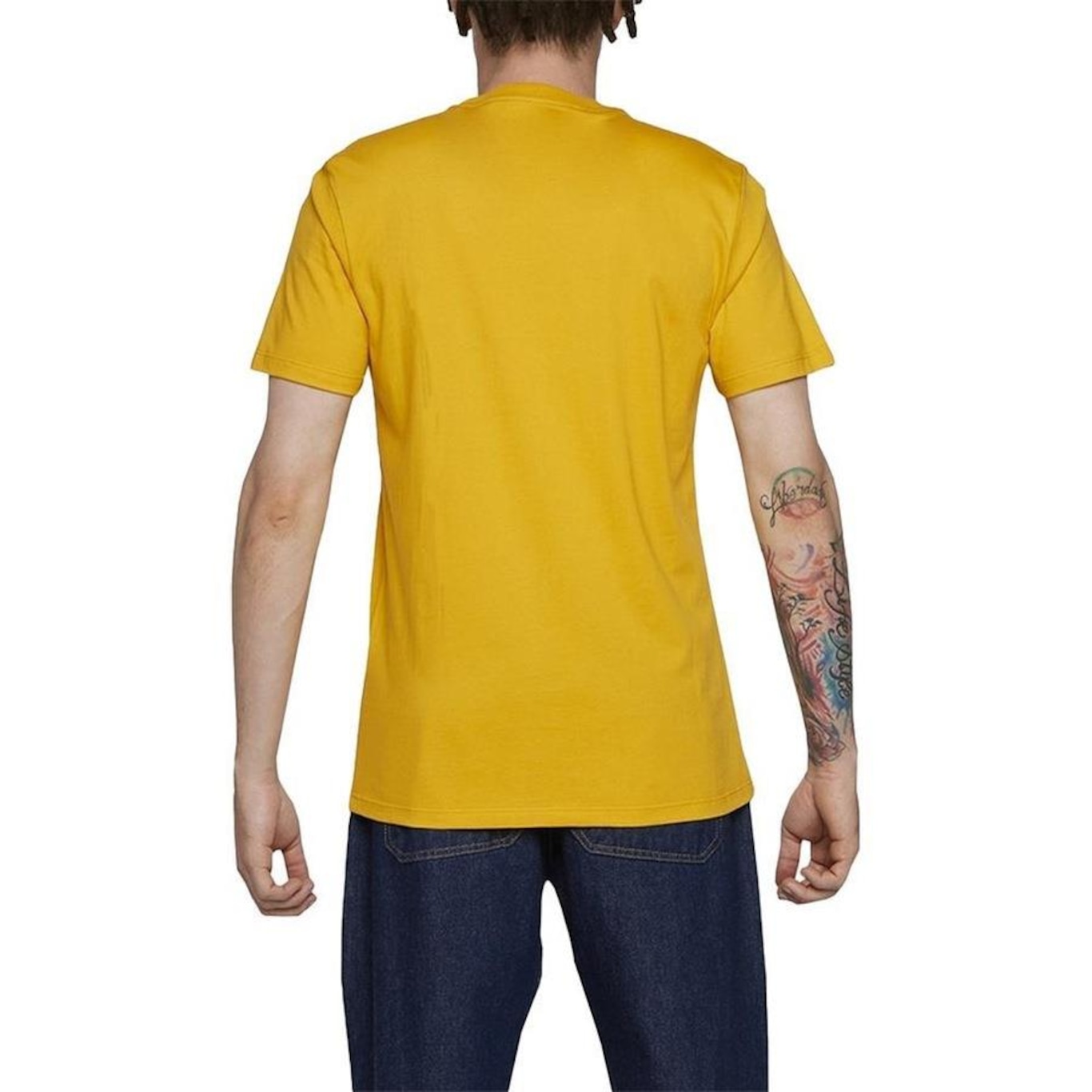 Camiseta Dc Shoes Dc Star Outine Wt24 Masculina Amarelo - Foto 2