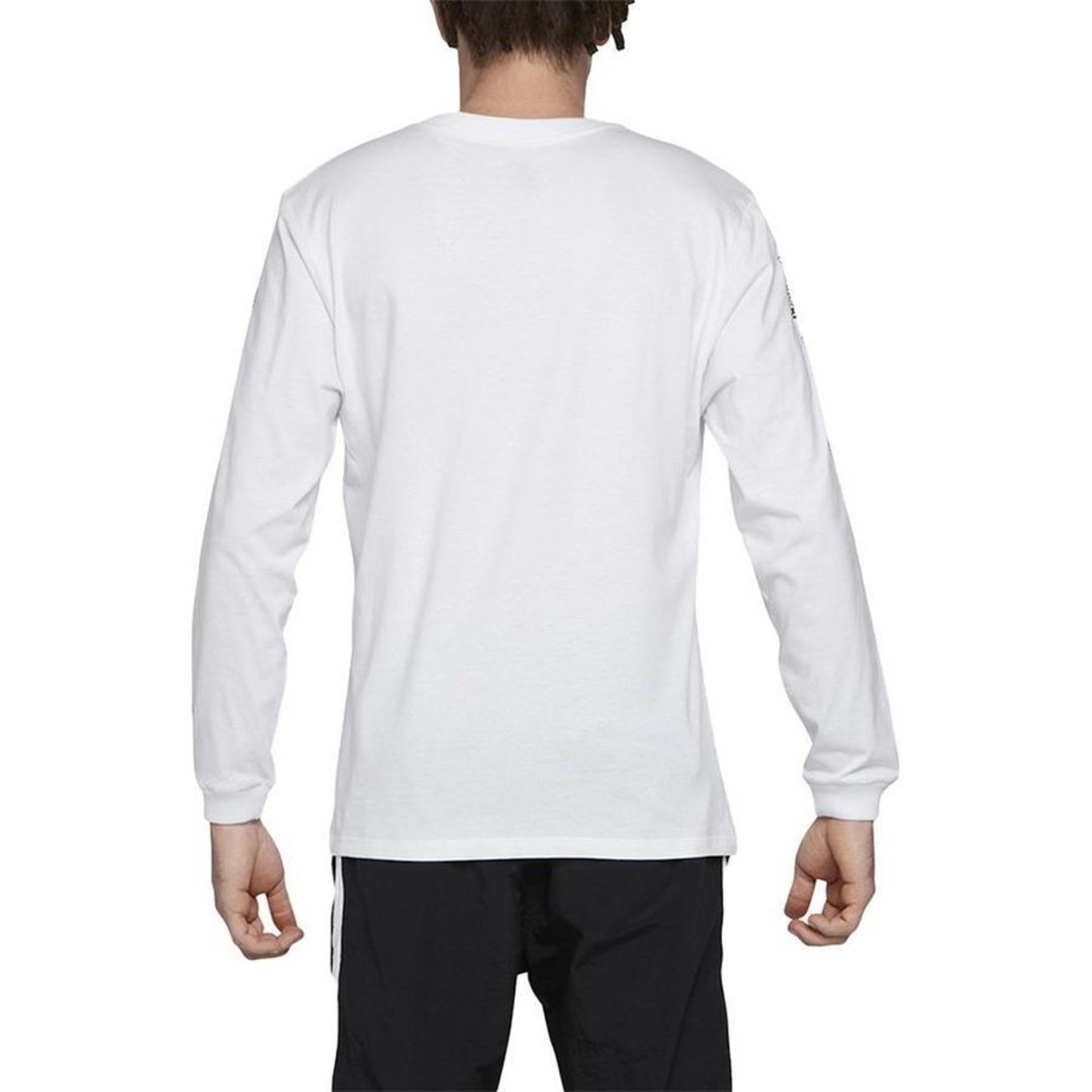 Camiseta Dc Shoes Manga Longa Minimal Stripe Wt24 Branco - Foto 2