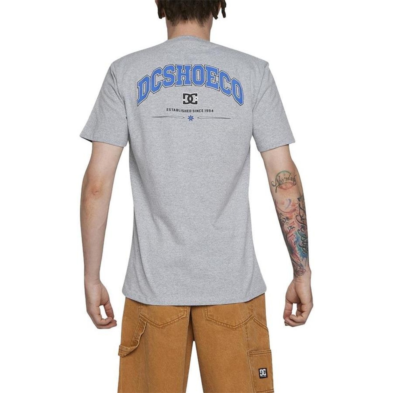 Camiseta Dc Shoes Orientation Wt24 Masculina Cinza Mescla - Foto 2