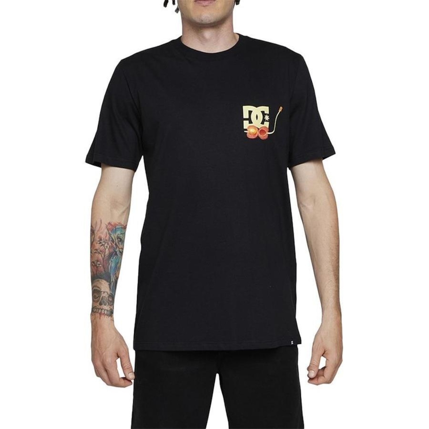 Camiseta Dc Shoes Seed Planter Wt24 Masculina Preto - Foto 1