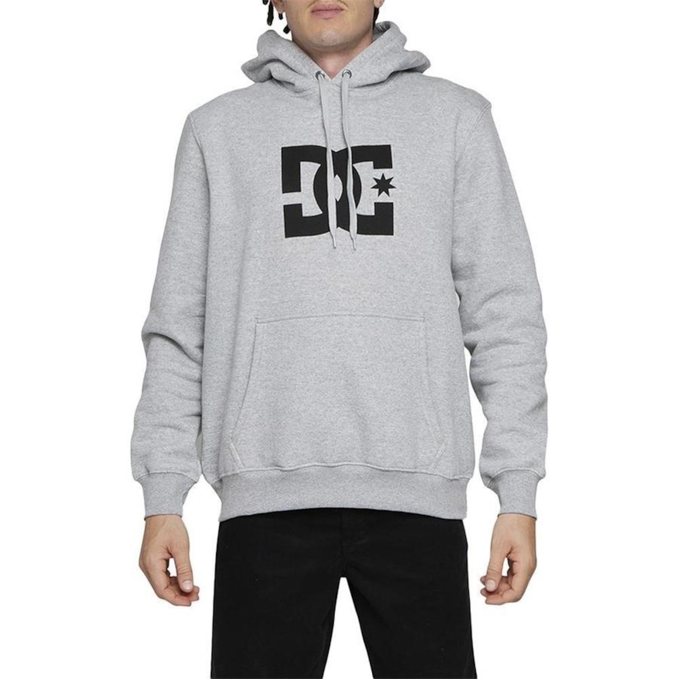 Blusão de Moletom Dc Shoes Canguru Dc Star - Masculino - Foto 1