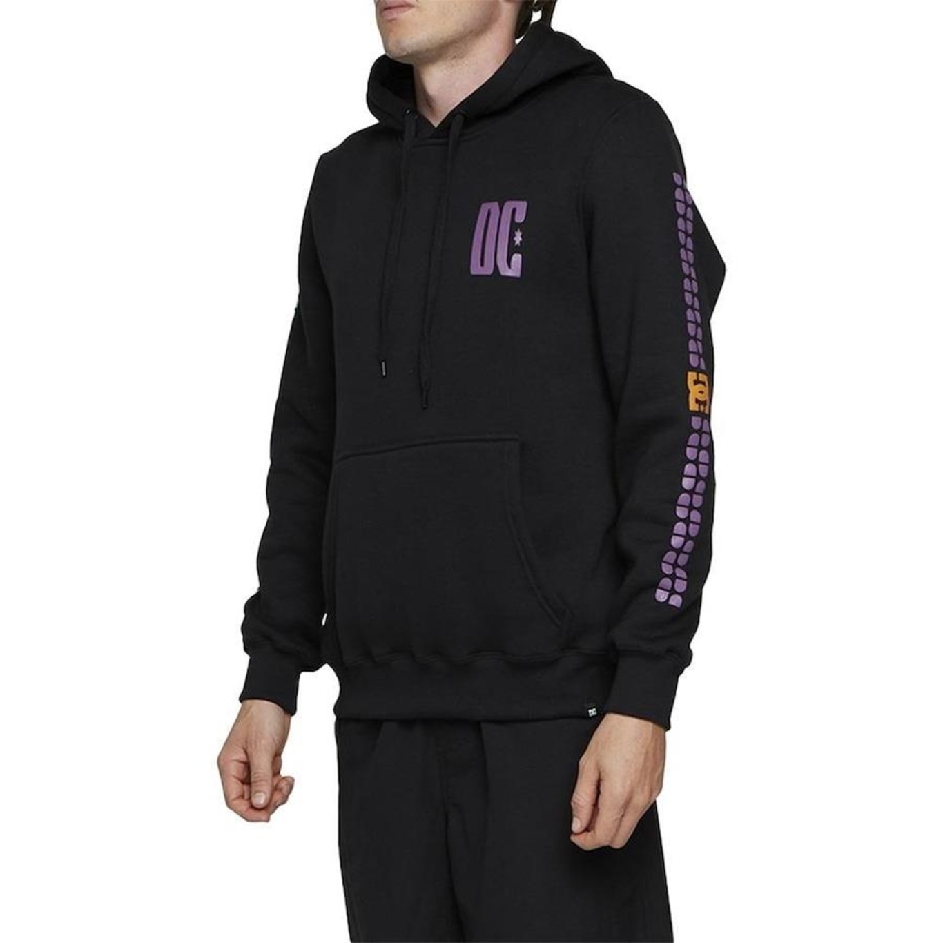 Blusão de Moletom com Capuz Dc Shoes Canguru Sportster - Masculino - Foto 3