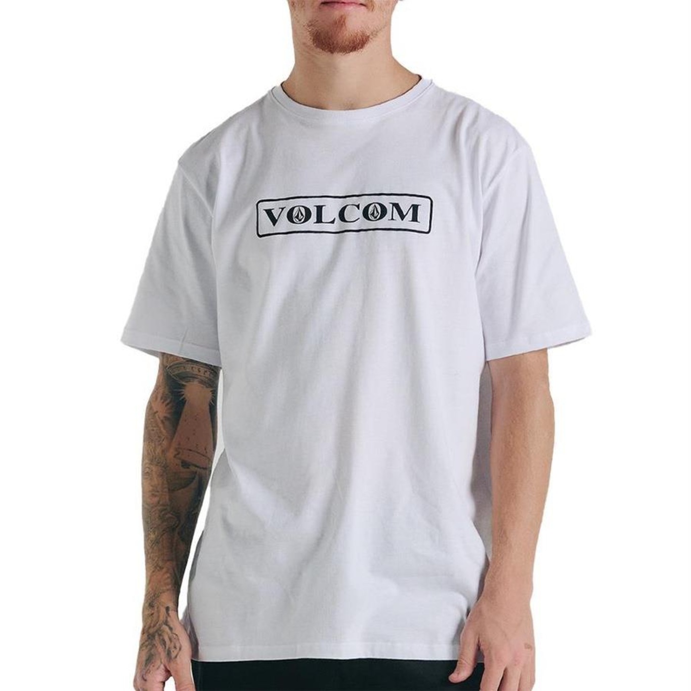 Camiseta Volcom Dual Stone - Masculina - Foto 1