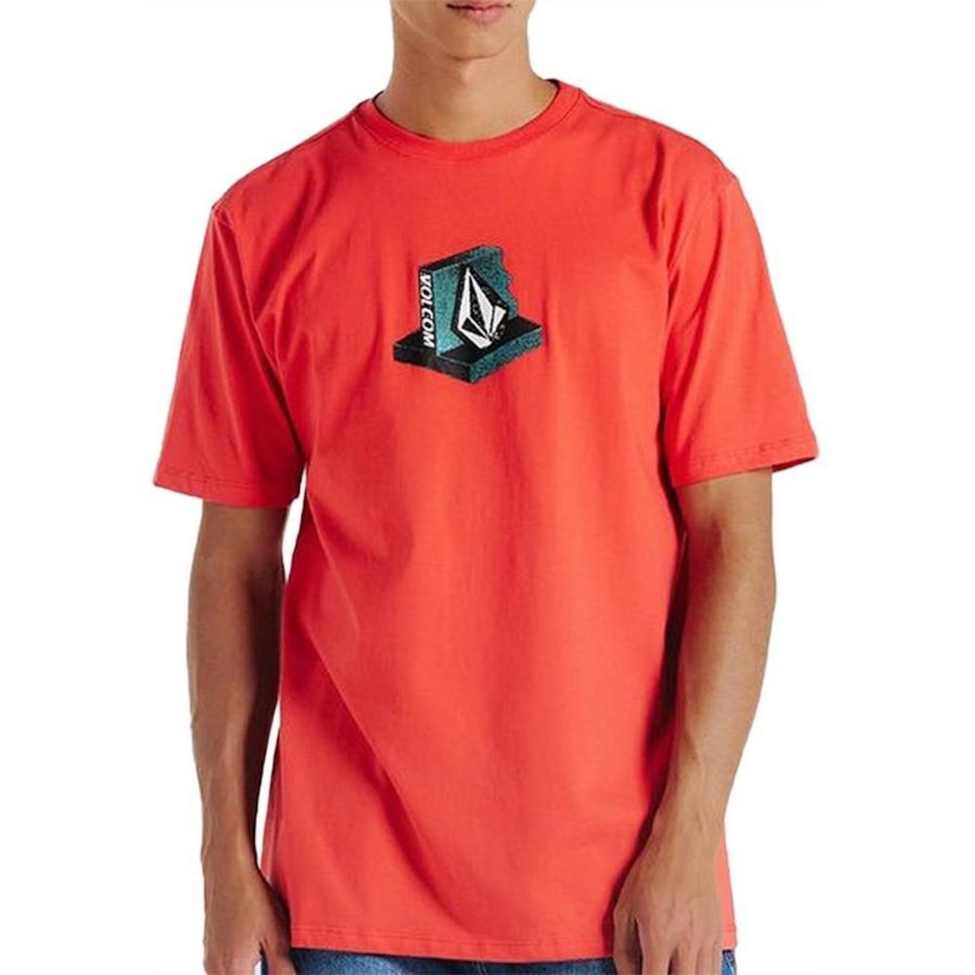 Camiseta Volcom Leanin - Masculina - Foto 1