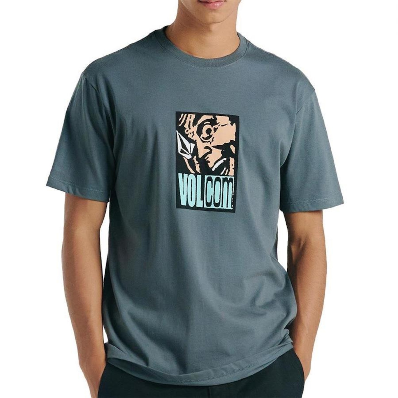 Camiseta Volcom Maniac Wt24 - Masculina - Foto 1