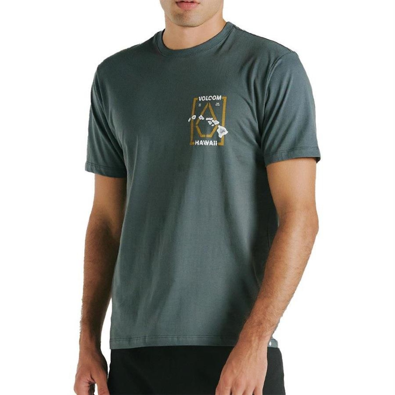 Camiseta Volcom Reticular Wt24 - Masculina - Foto 1