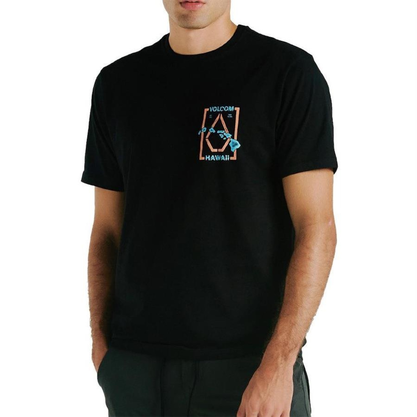 Camiseta Volcom Reticular - Masculina - Foto 1