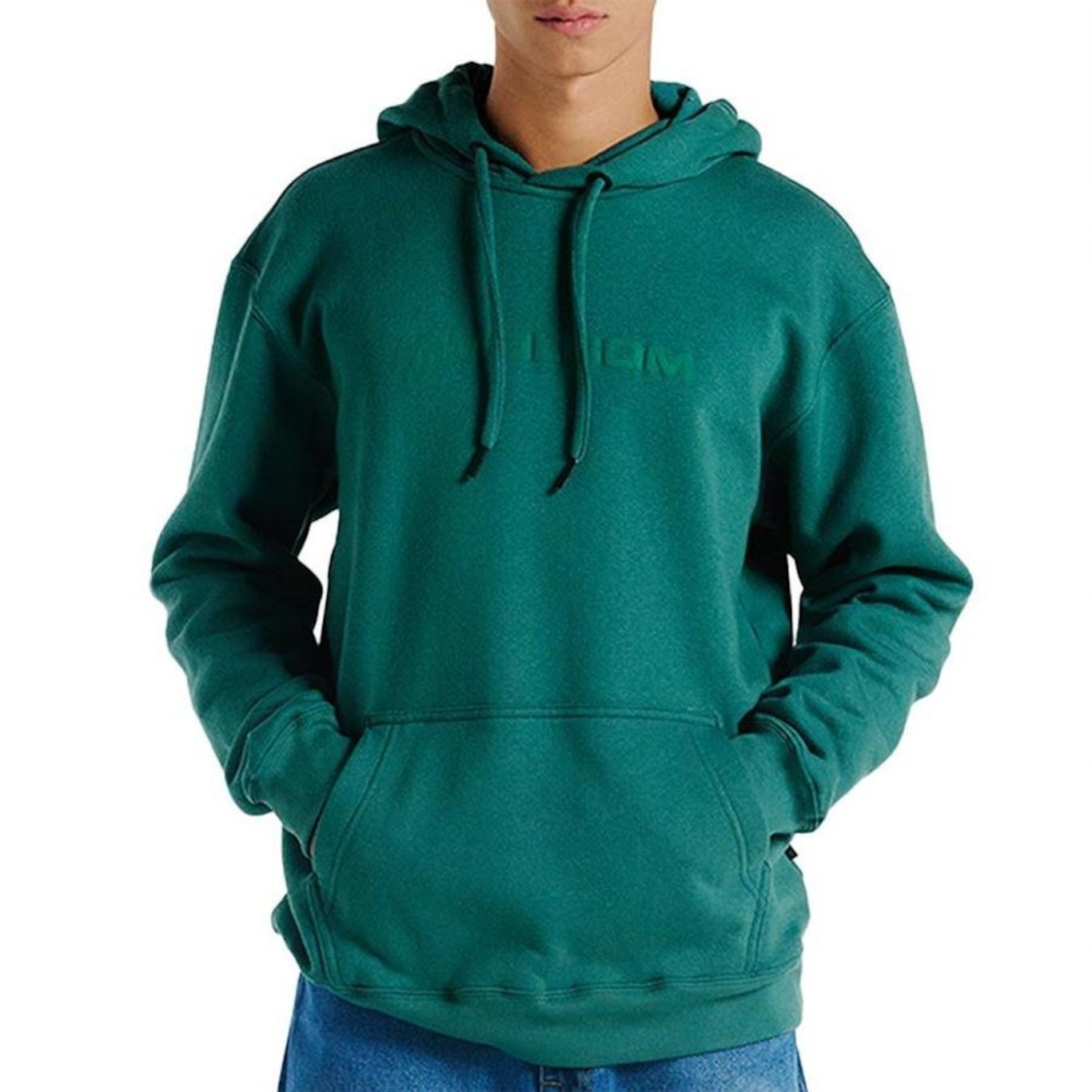 Moletom Volcom Canguru New Style Wt24 Masculino Verde - Foto 1